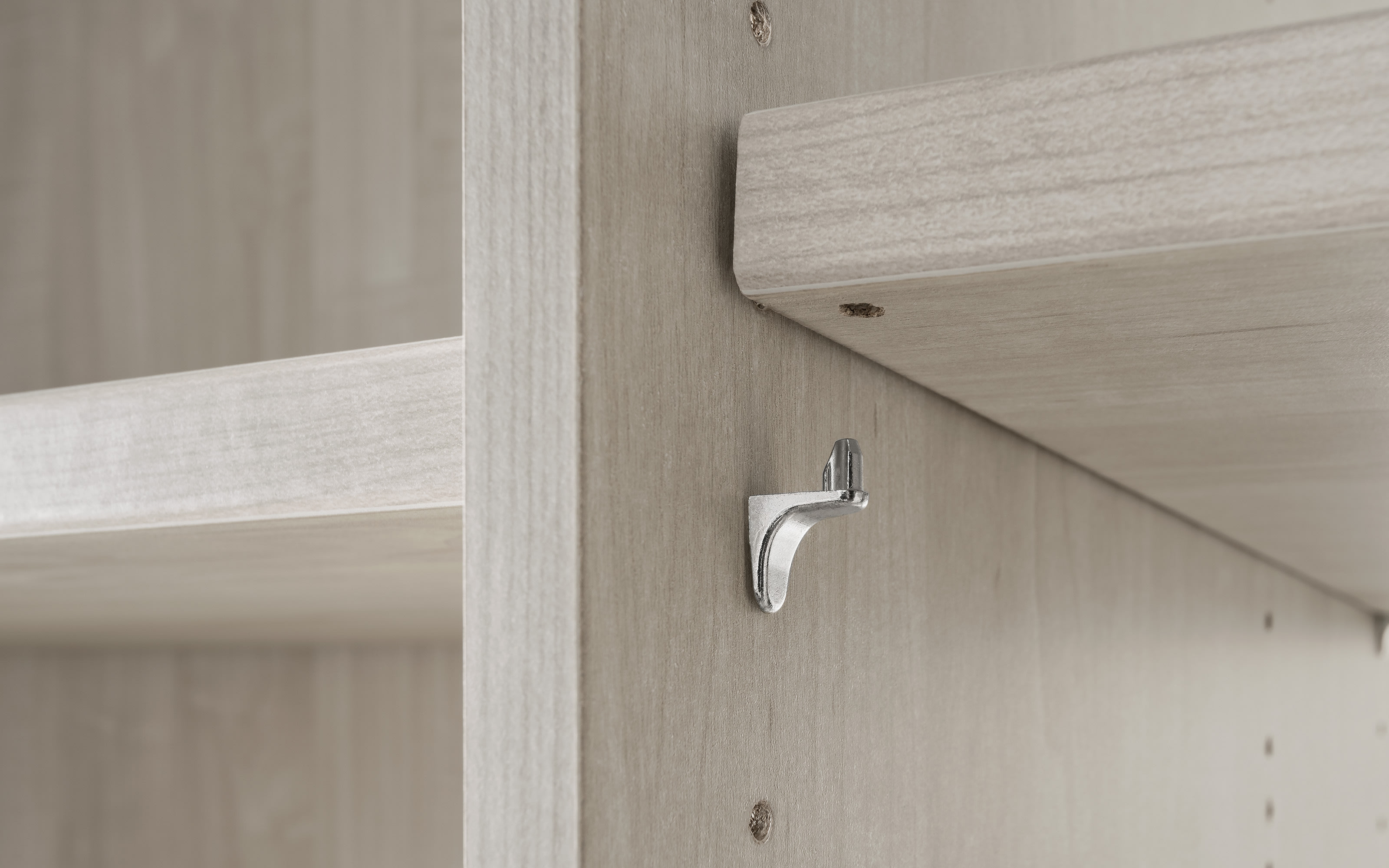 Drehtürenschrank Luxor 3, Steineiche-Nachbildung, 250 x 220 cm