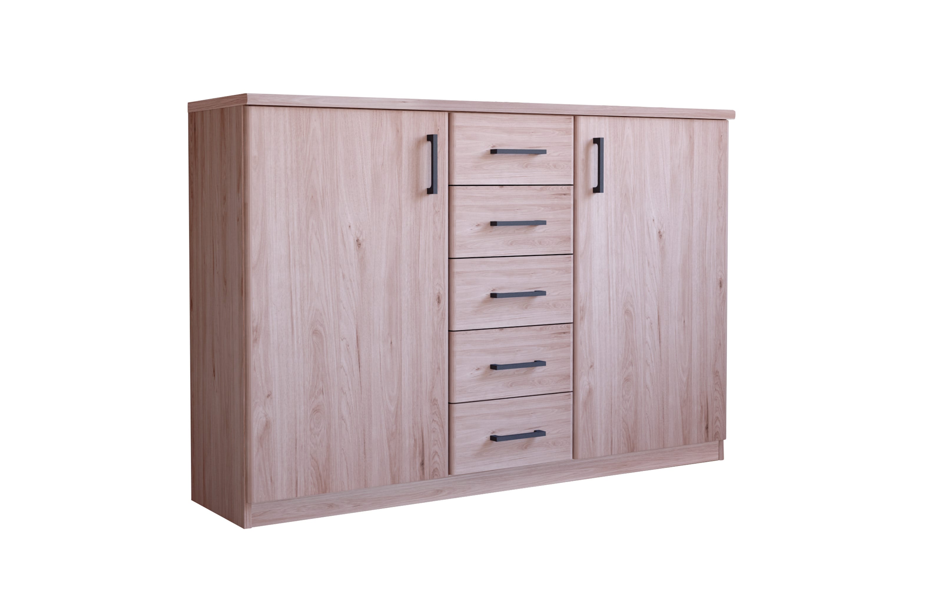 Kombikommode Luxor 3, Steineiche-Nachbildung, inkl. Softclose Funktion