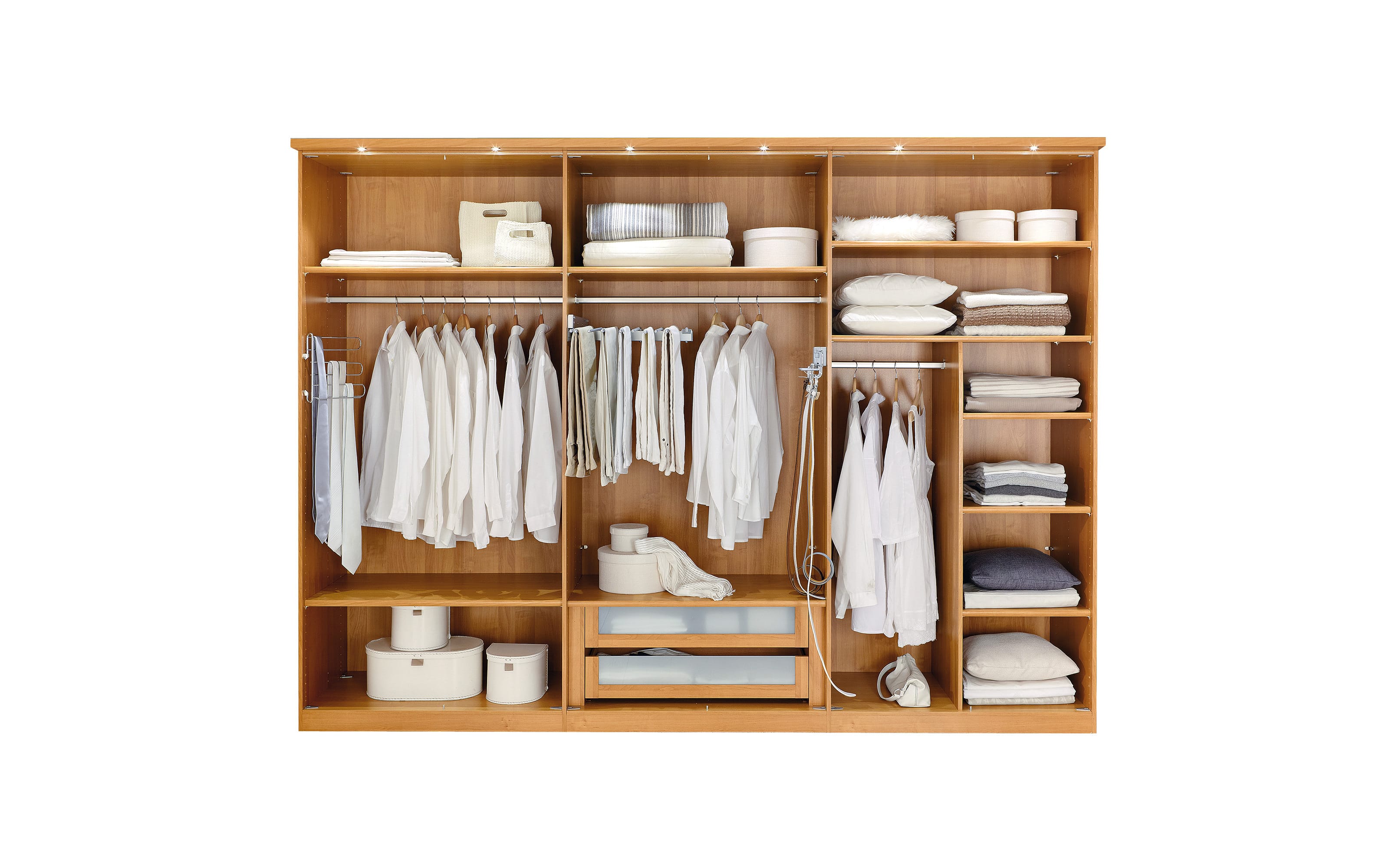 Schwebetürenschrank Paolo, teilmassive Eiche/Treibholz-Nachbildung, 300 x 217 cm