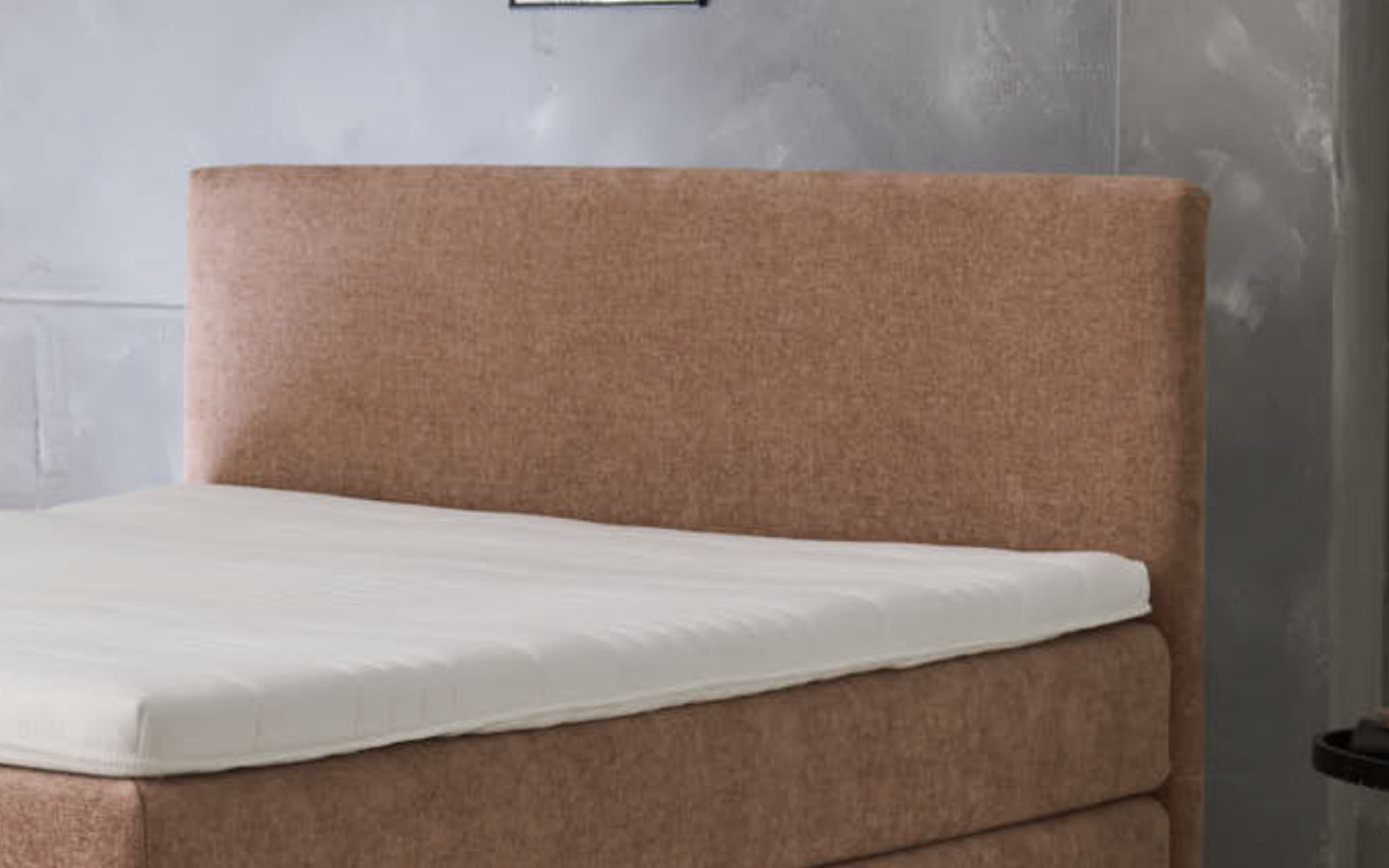 Boxspringbett OC-BX23163, teracotta, 140 x 200 cm