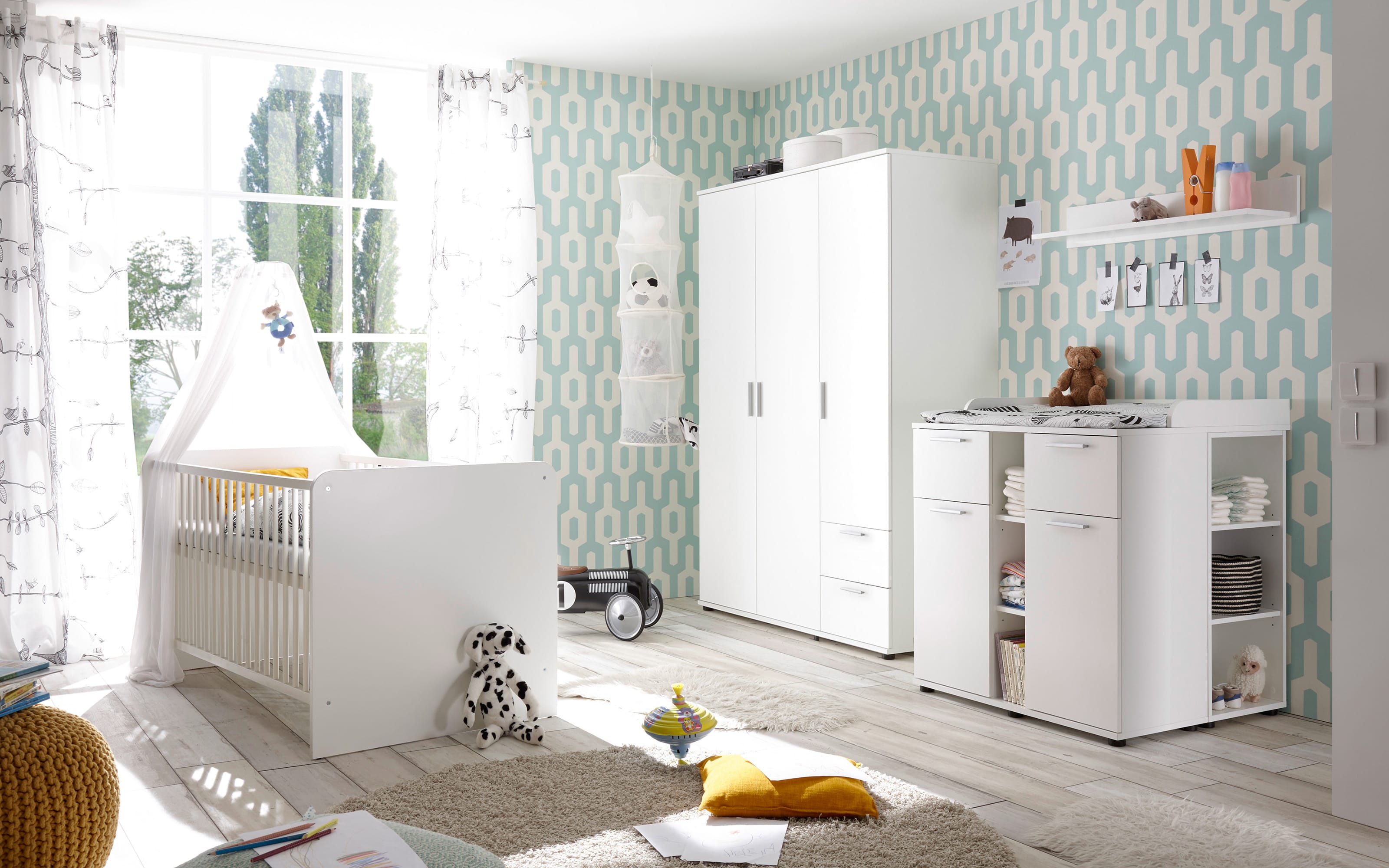 Babybett Bibo in weiß