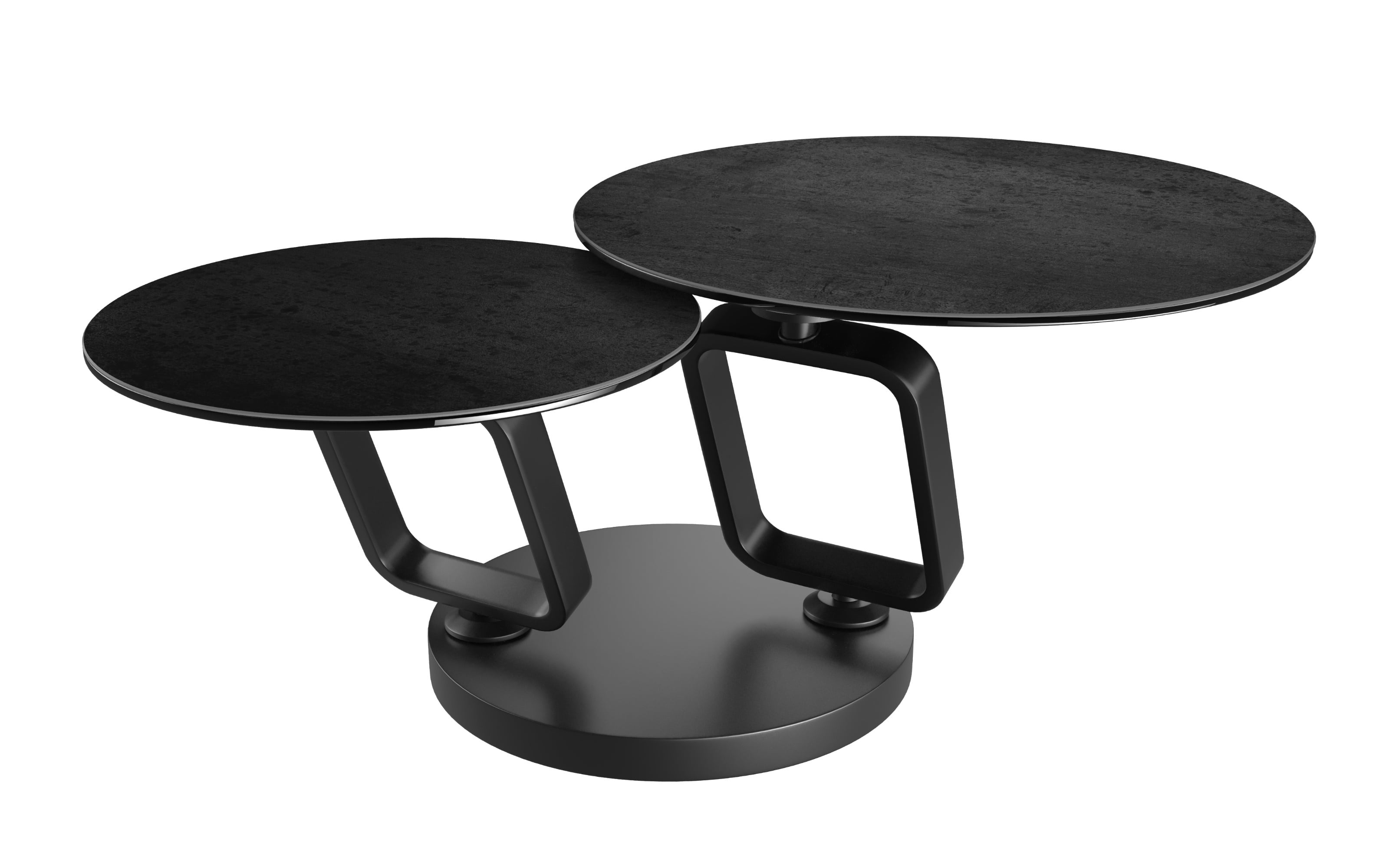 Couchtisch Ozone, Keramik Titan, inkl. Schwenk-Funktion