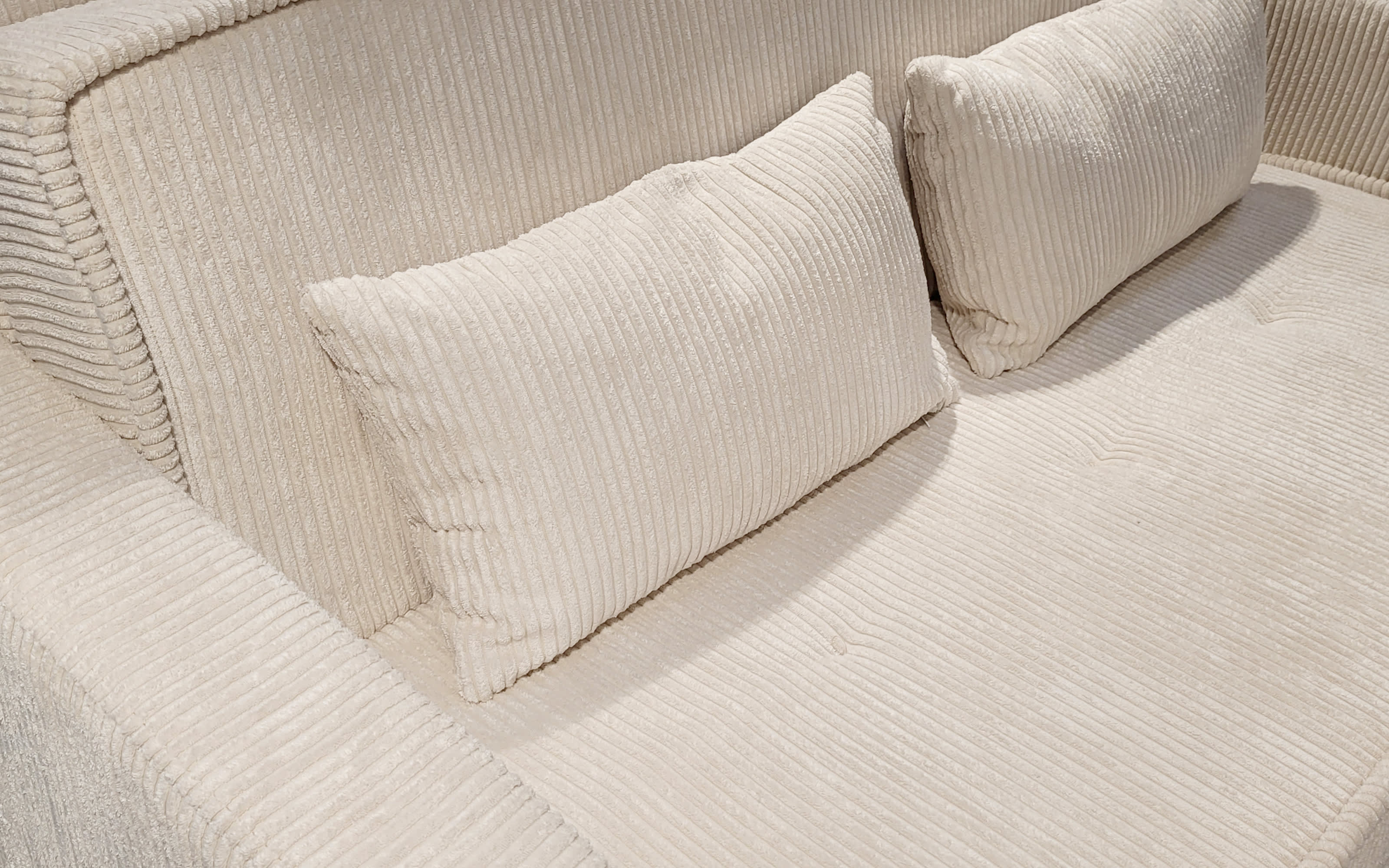 Schlafsofa Moleron, beige, 145 x 194 cm