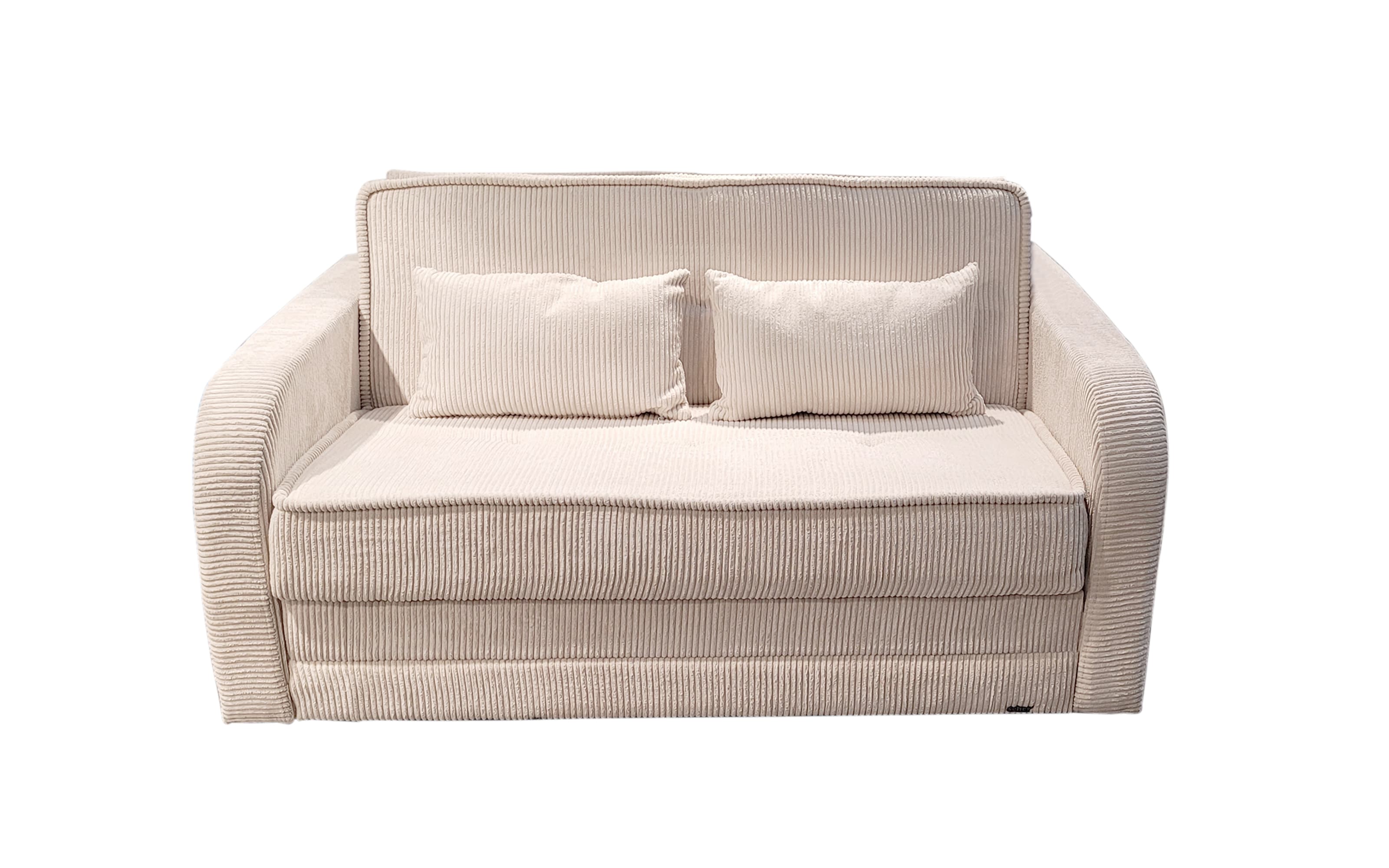 Schlafsofa Moleron, beige, 145 x 194 cm