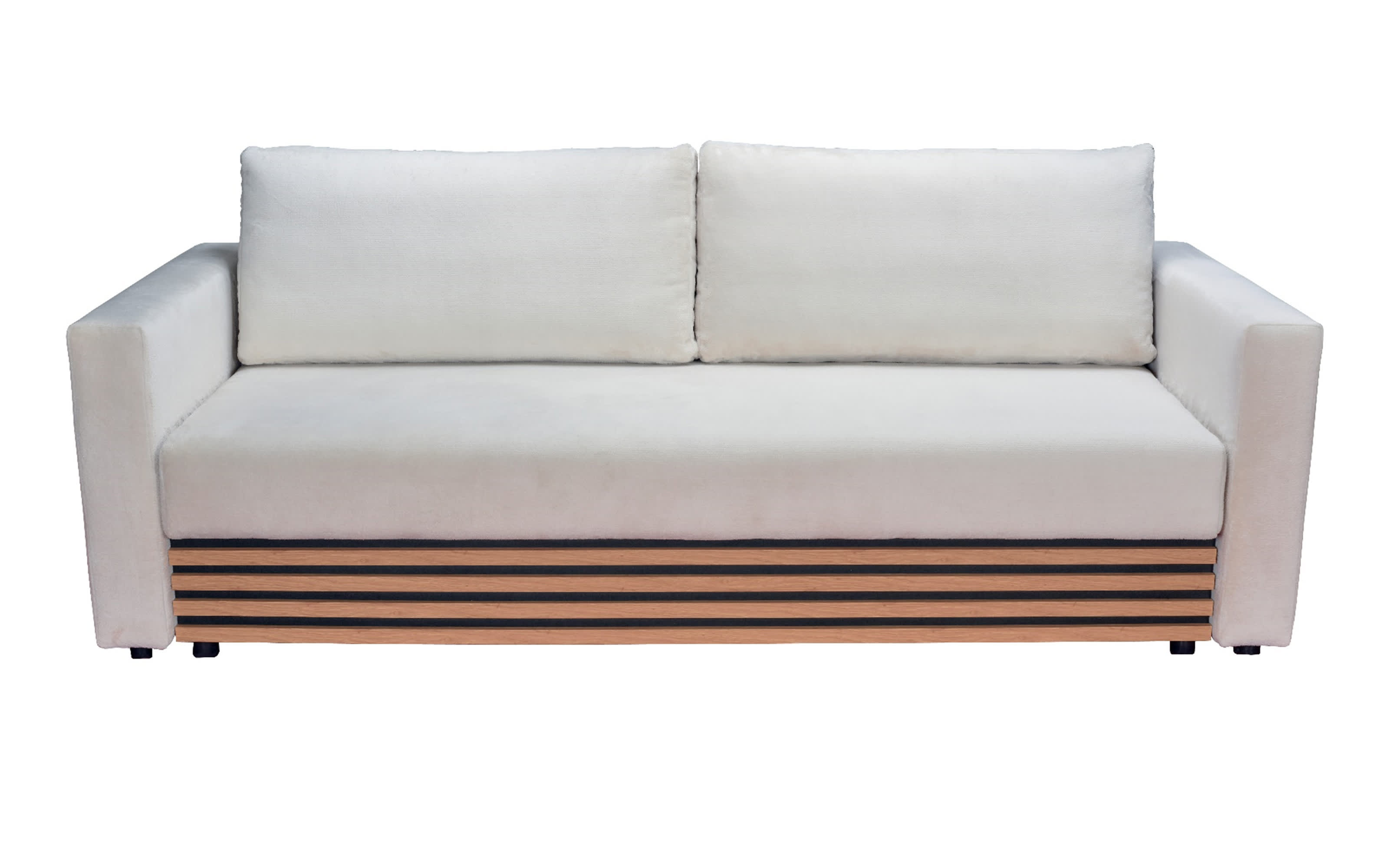 Schlafsofa Roma, beige, 153 x 200 cm