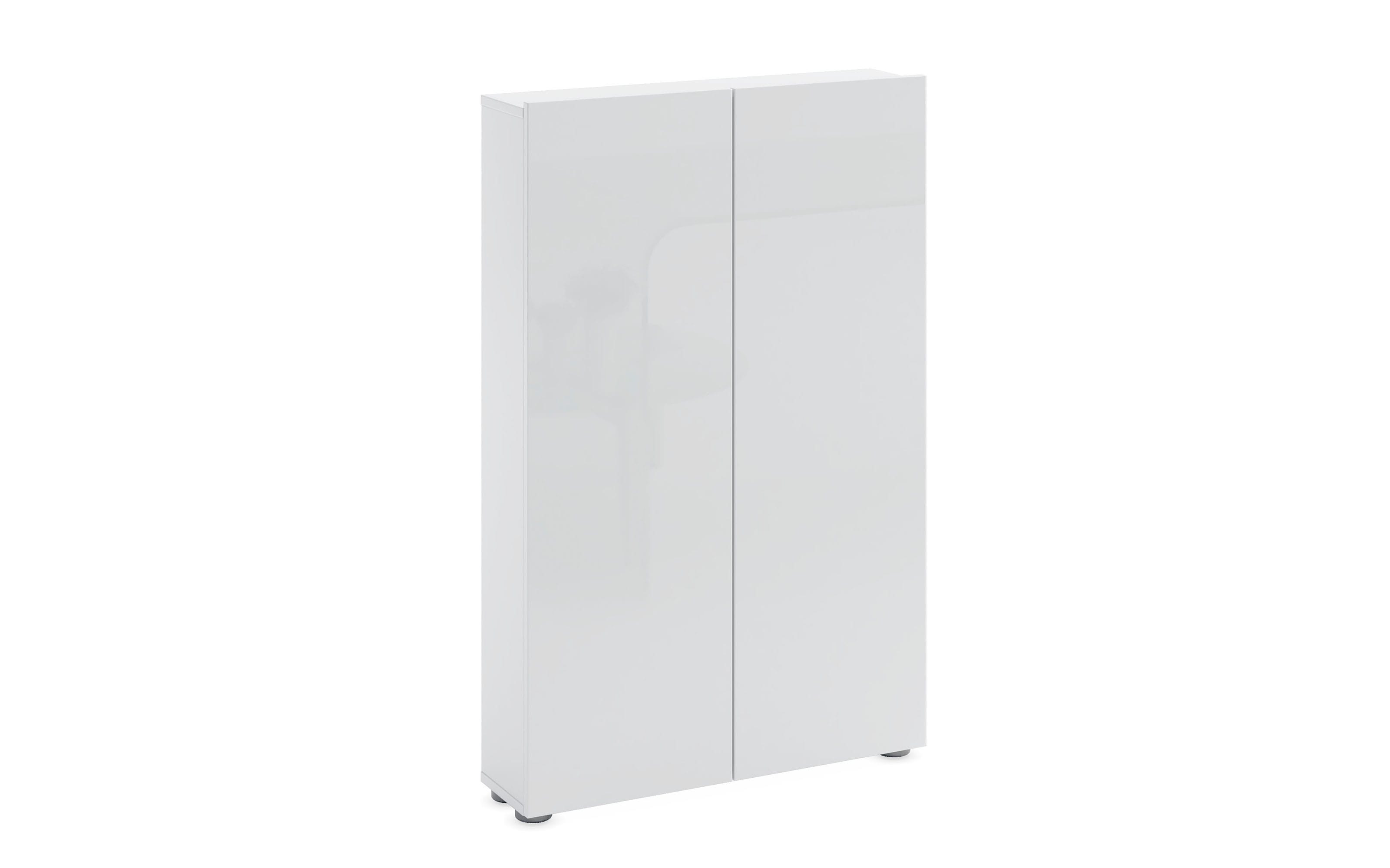 Schuhschrank Spazio, weiß, 74 x 115 cm