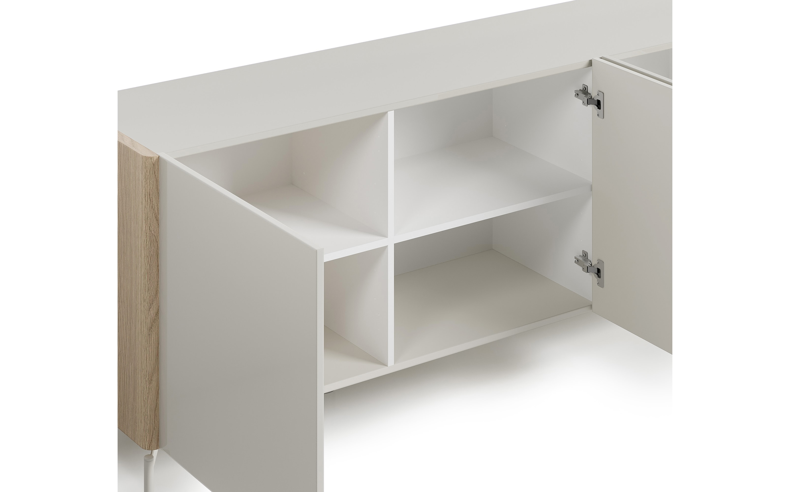 Sideboard Dillon, Eiche Lindberg-Nachbildung/grau