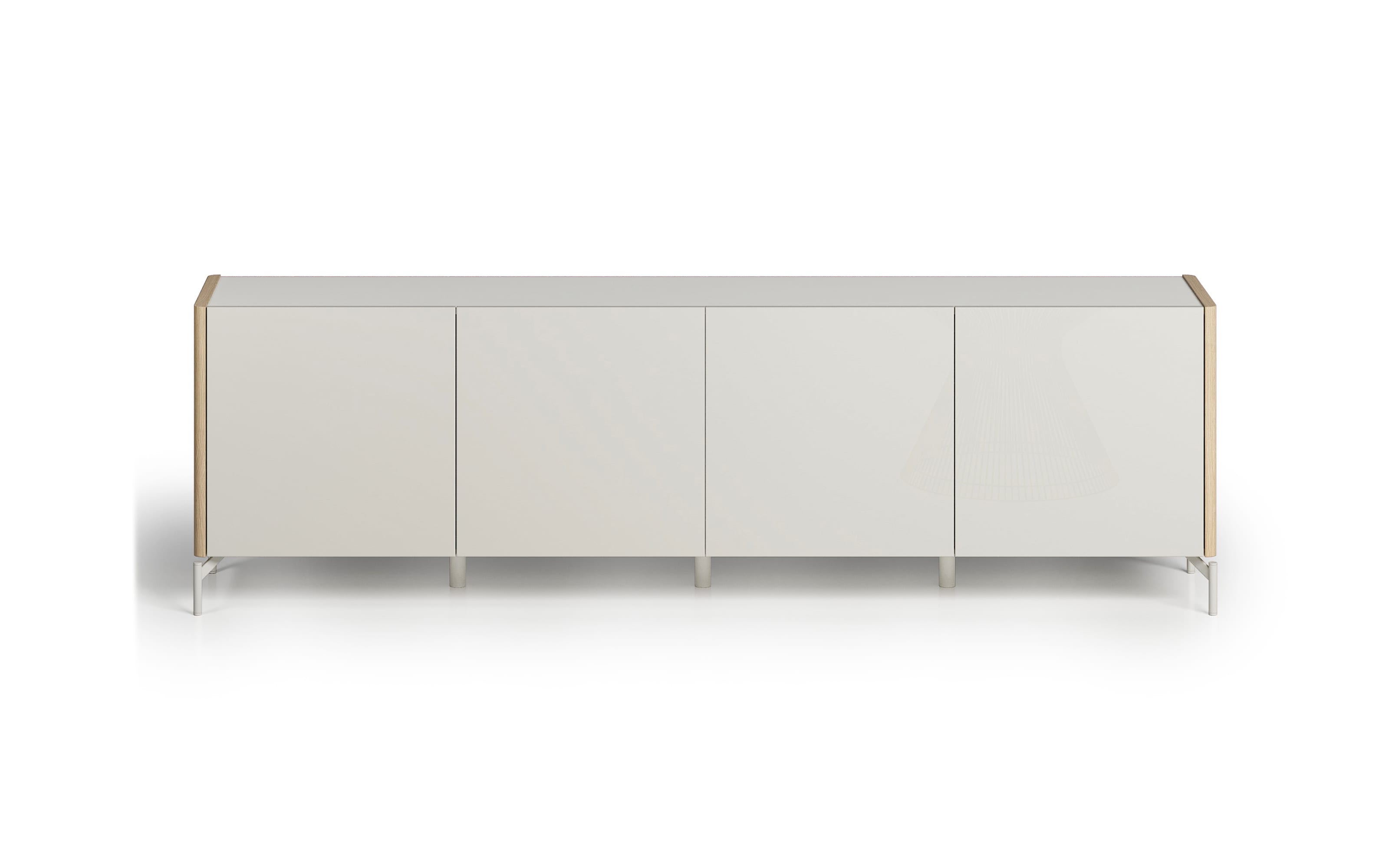 Sideboard Dillon, Eiche Lindberg-Nachbildung/grau