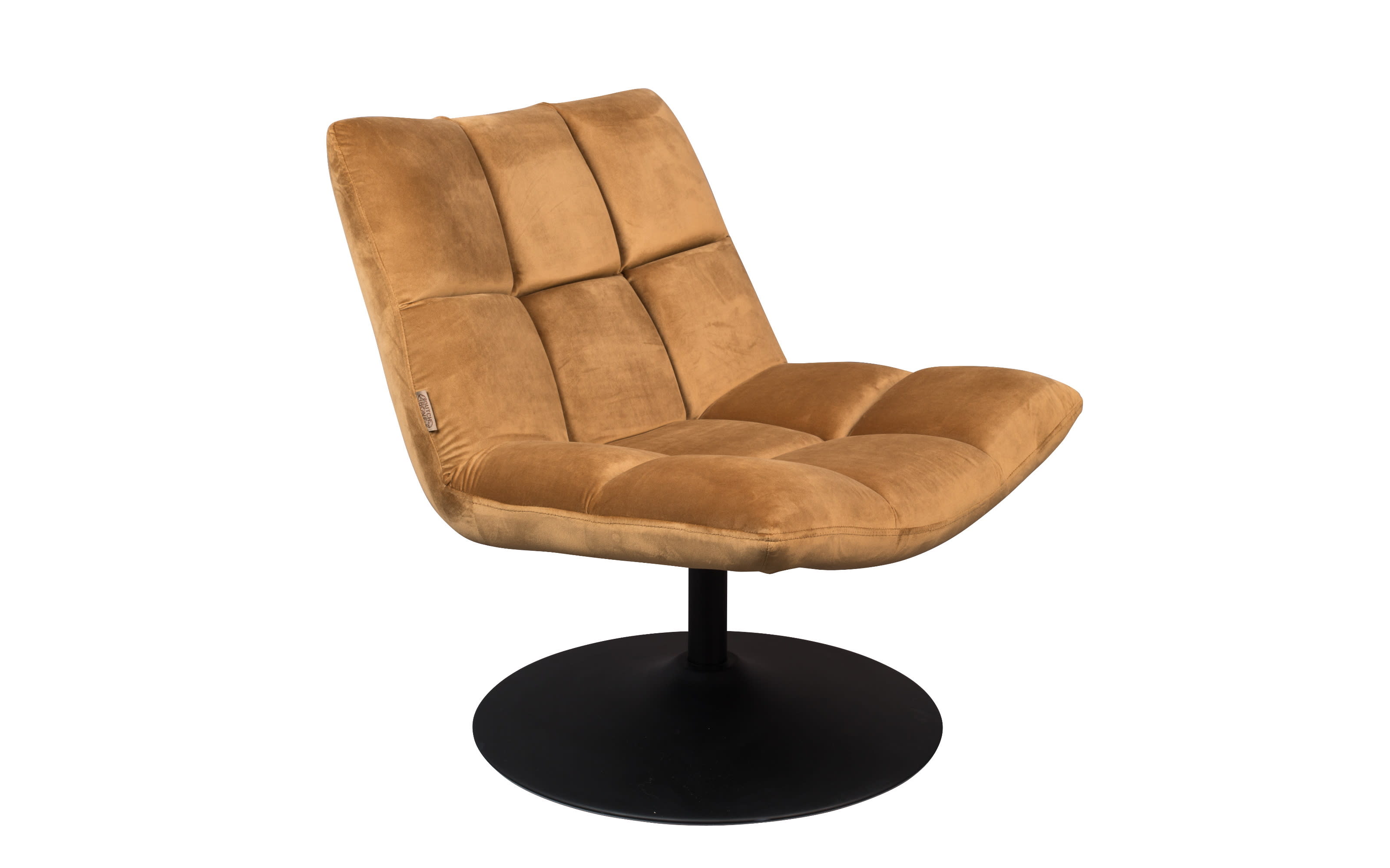 Sessel Bar Velvet, goldbraun