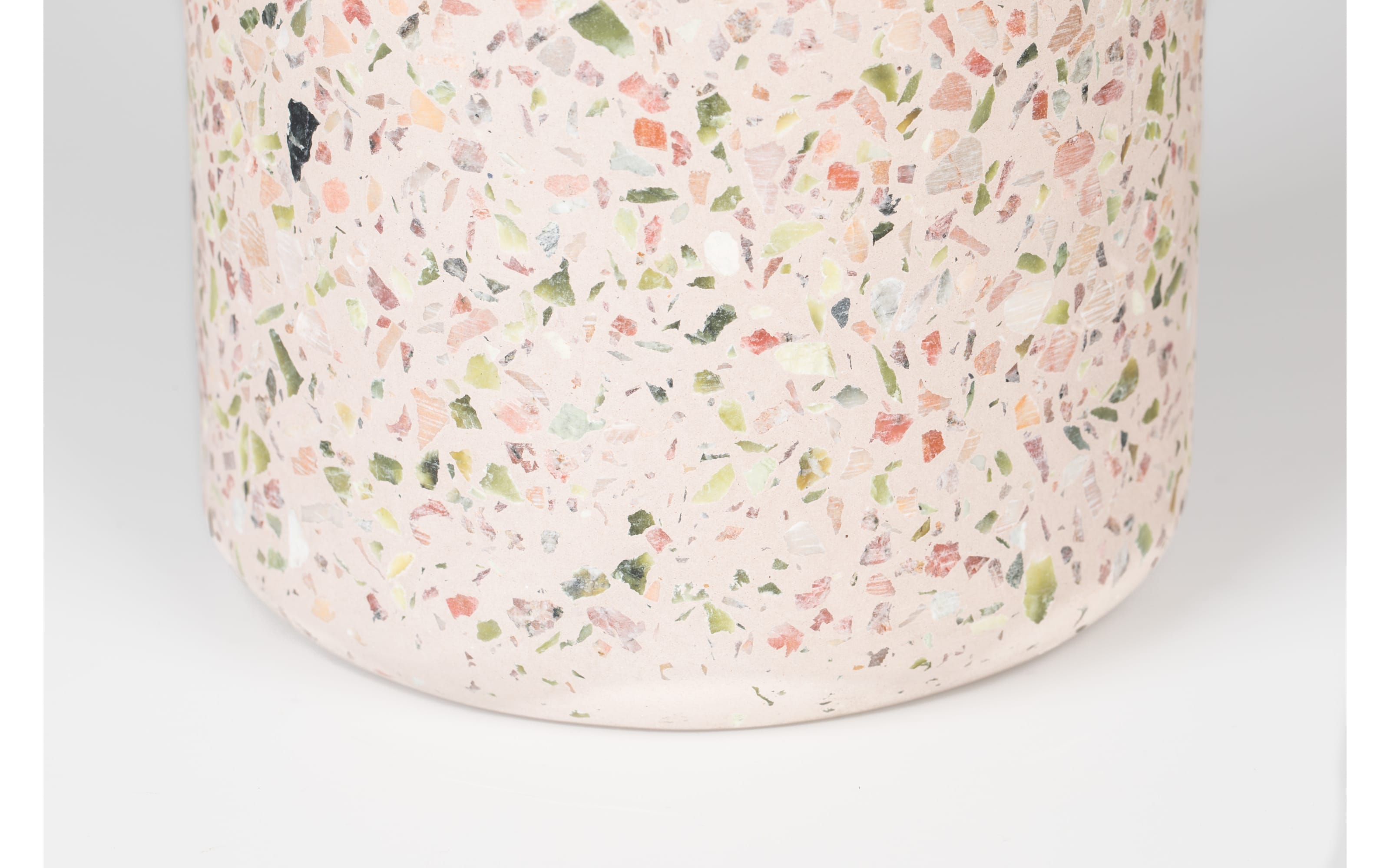 Vase Fajen aus Terrazzo in pink