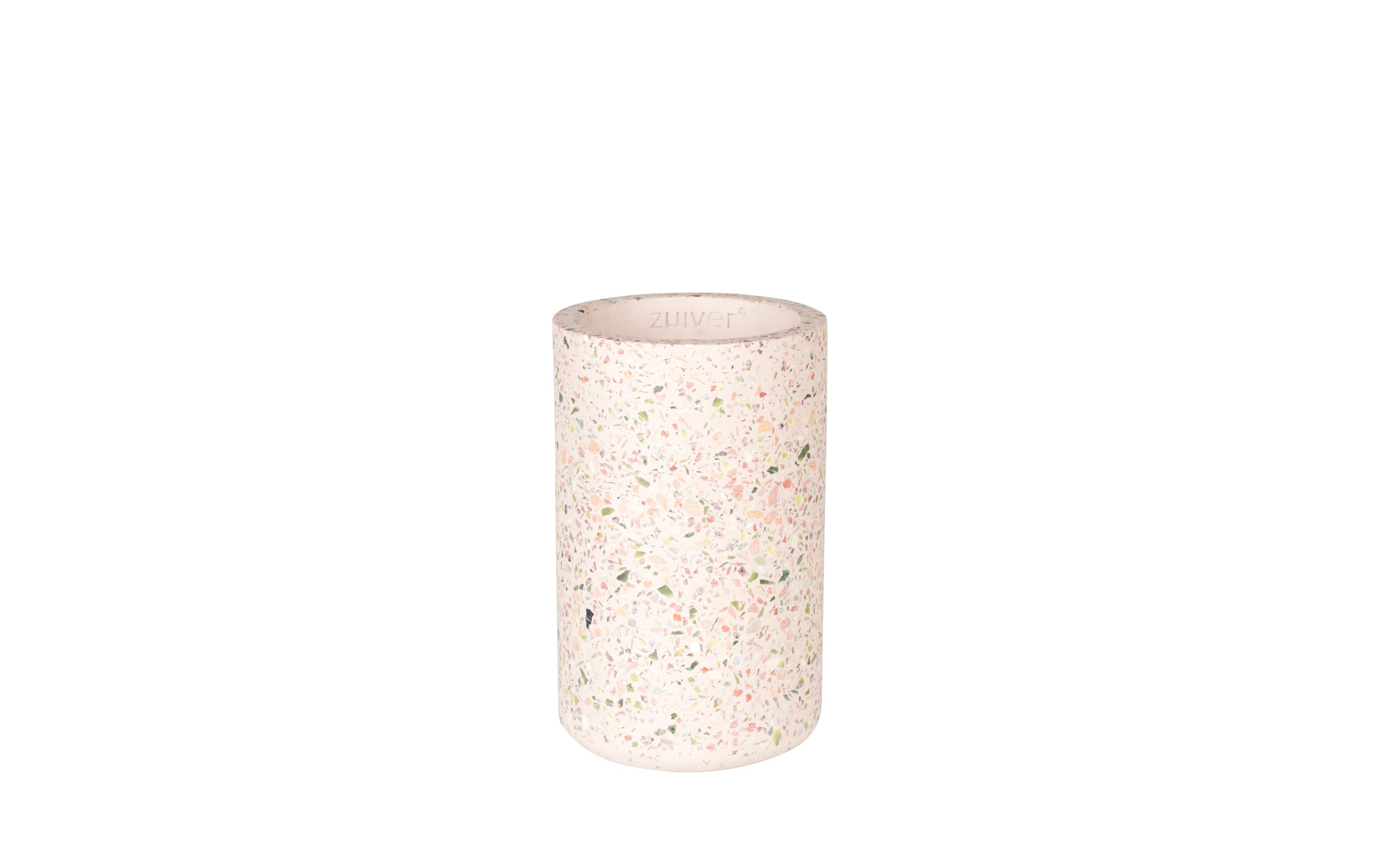 Vase Fajen aus Terrazzo in pink