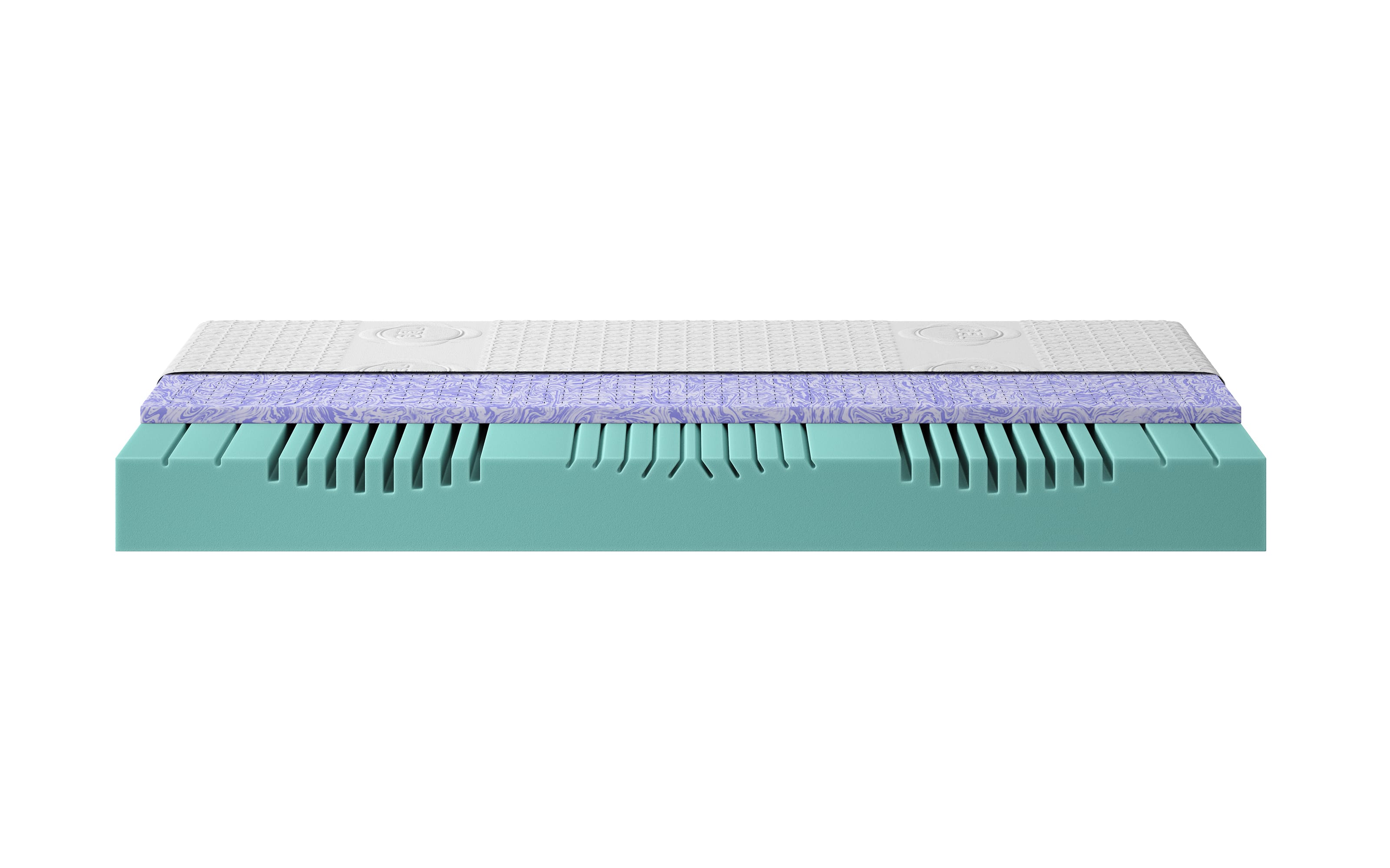 Matratze Ligula Gel-active 20 KS, weiß, 90 x 200 cm