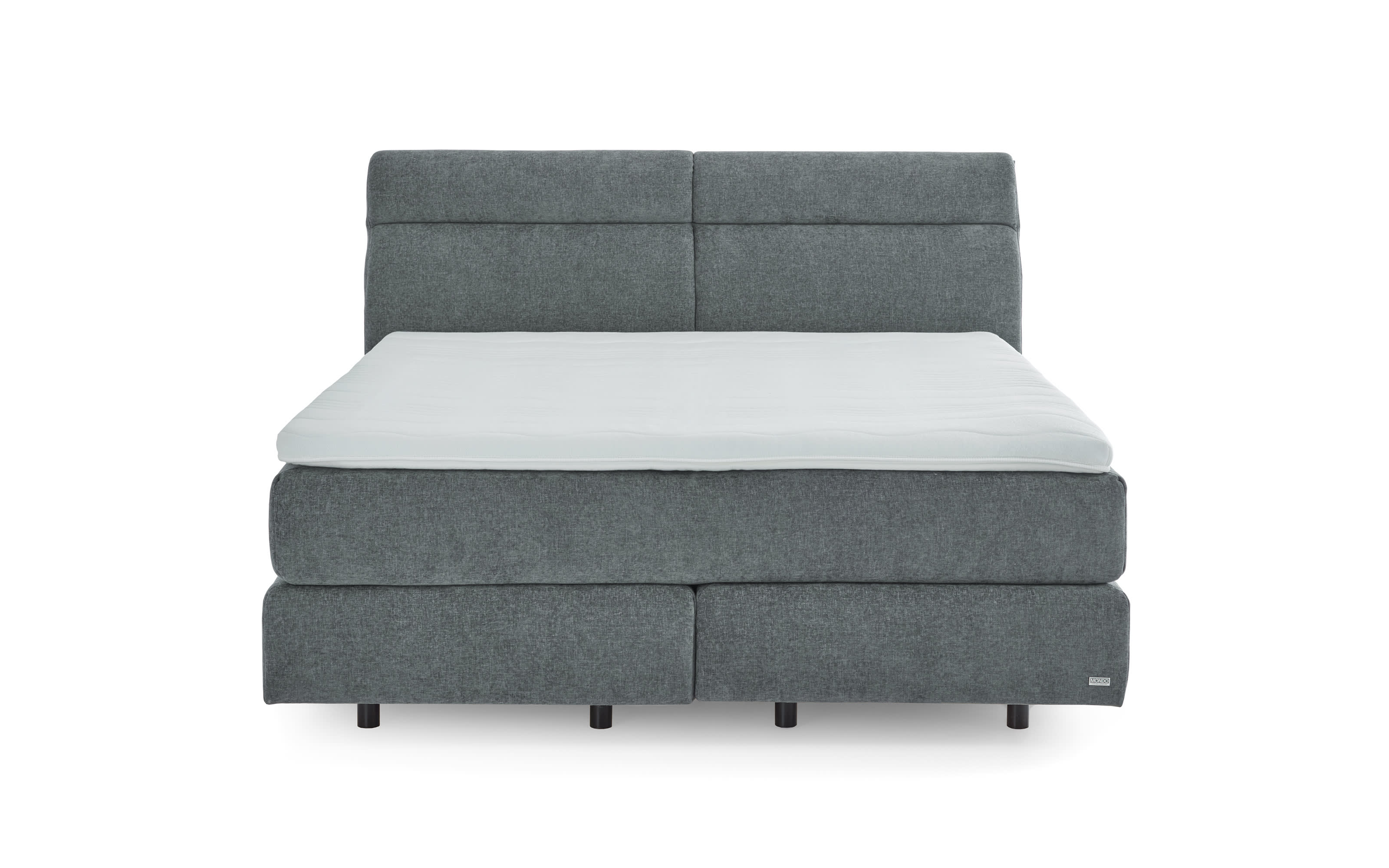 Boxspringbett Mondo Luvara BX 2.0, anthrazit, 180 x 200 cm