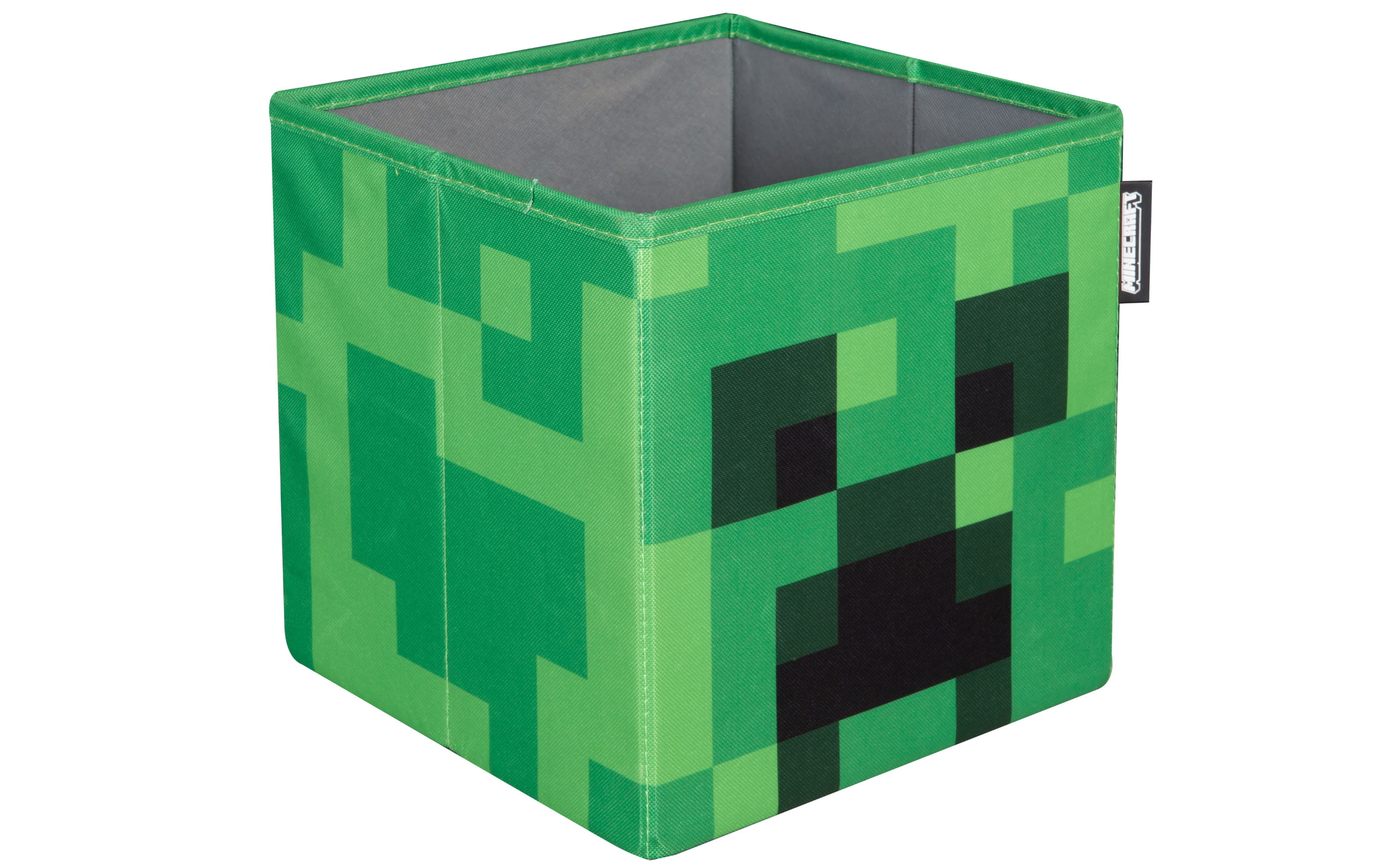 Minecraft Stoffboxen 2er-Set Zauberwürfel und Creeper, braun/grün