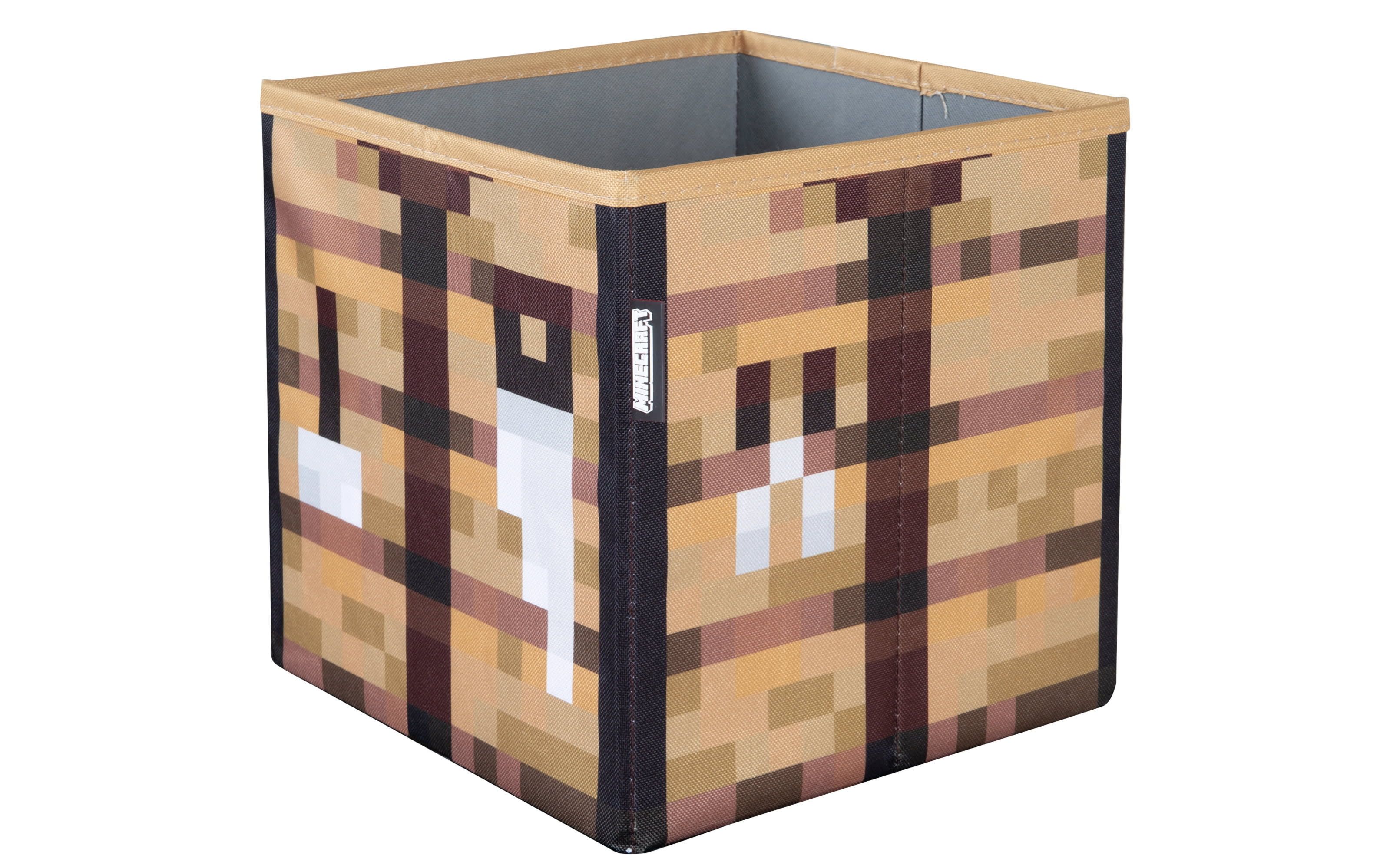 Minecraft Stoffboxen 2er-Set Zauberwürfel und Creeper, braun/grün