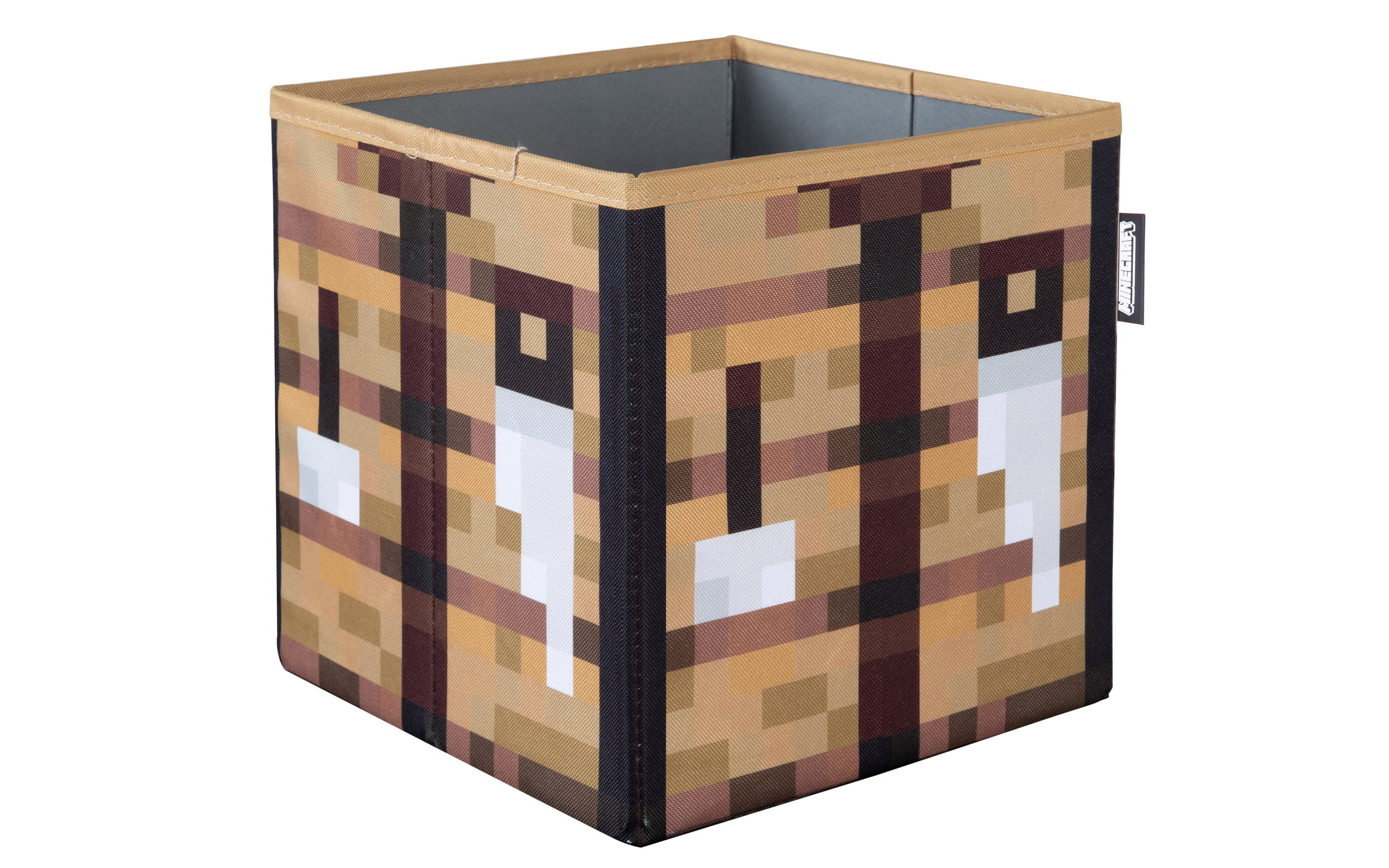 Minecraft Stoffboxen 2er-Set Zauberwürfel und Creeper, braun/grün