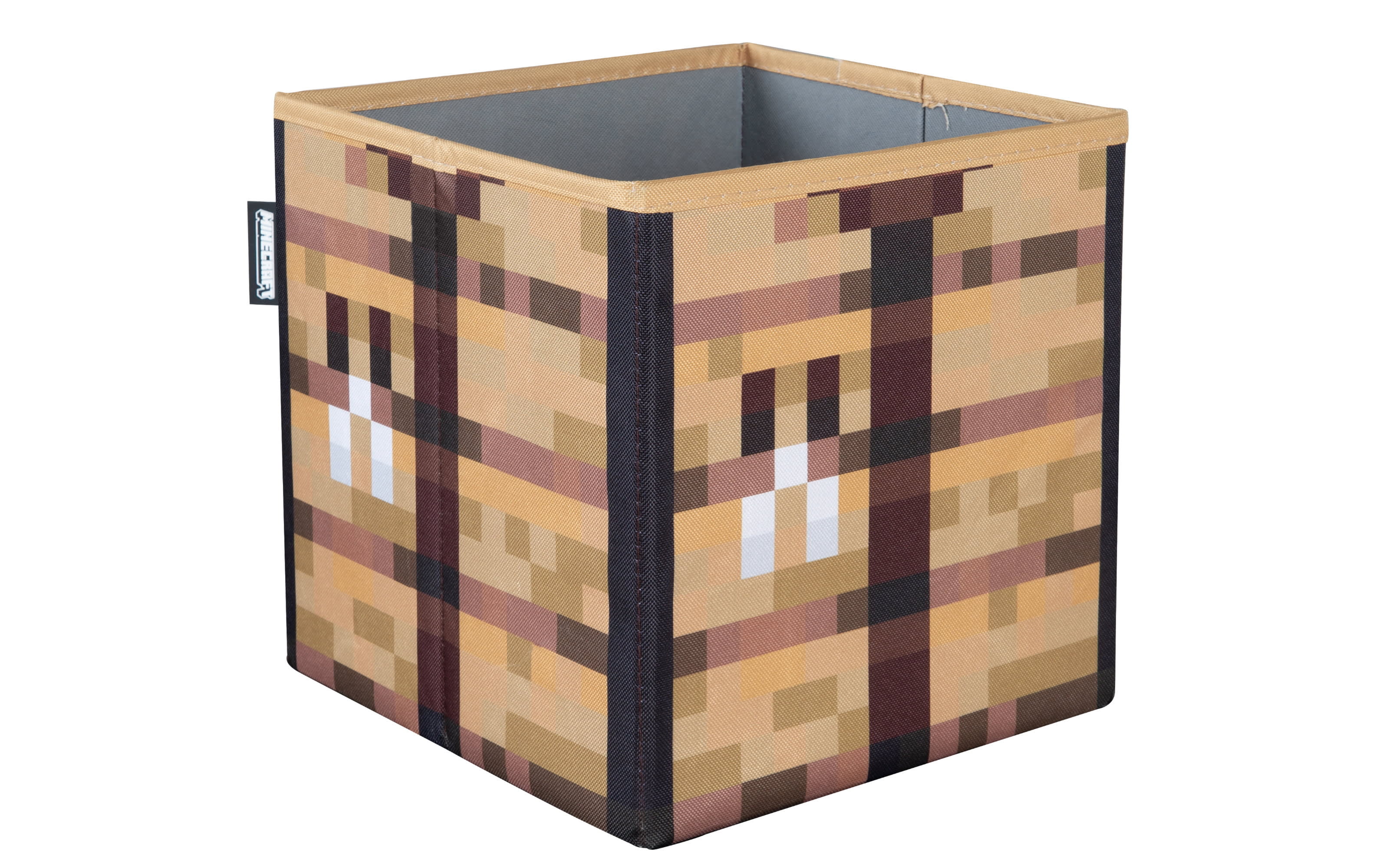 Minecraft Stoffboxen 2er-Set Zauberwürfel und Creeper, braun/grün