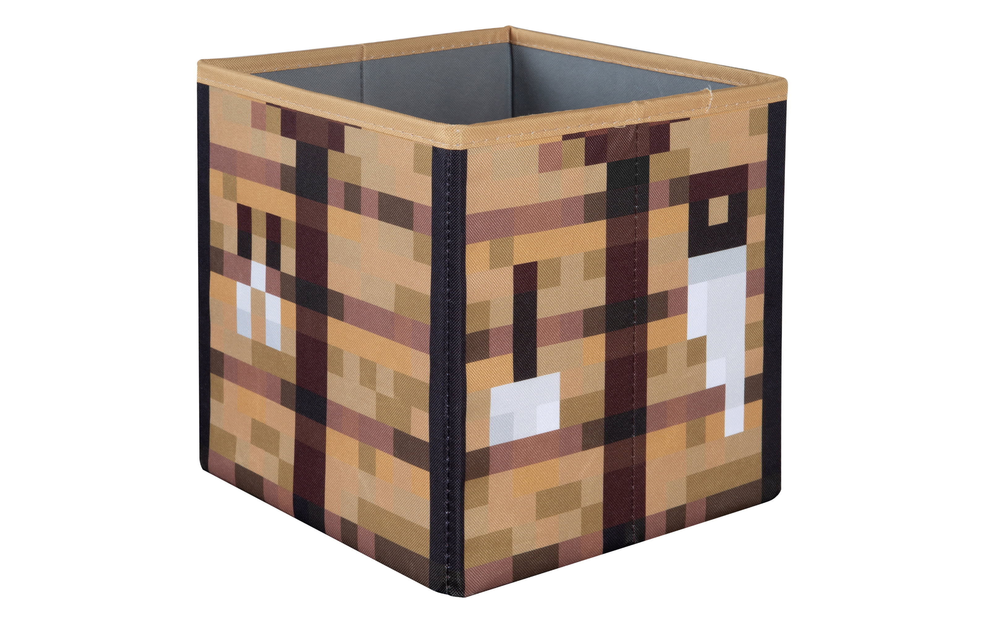 Minecraft Stoffboxen 2er-Set Zauberwürfel und Creeper, braun/grün