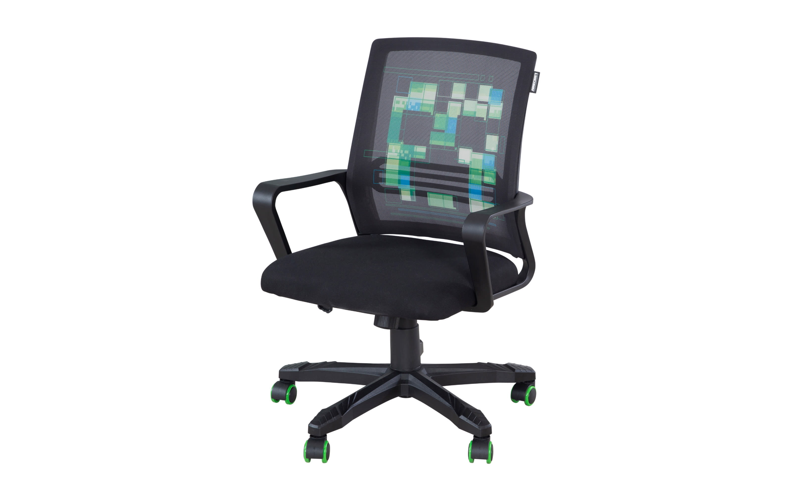 Minecraft Gamingstuhl Creeper, schwarz/mehrfarbig