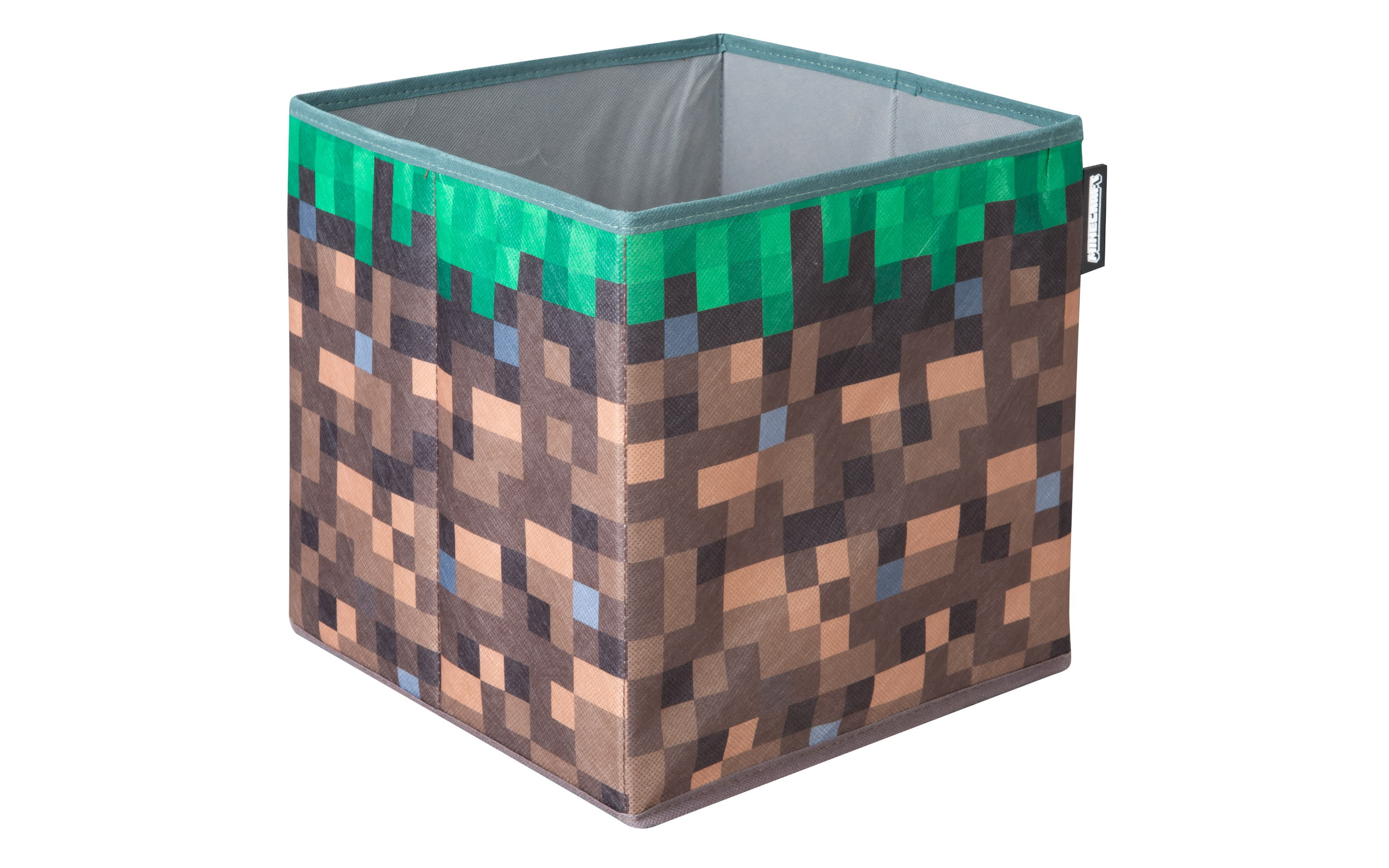 Minecraft Stoffboxen 2er-Set Grasblock und TNT, braun/rot