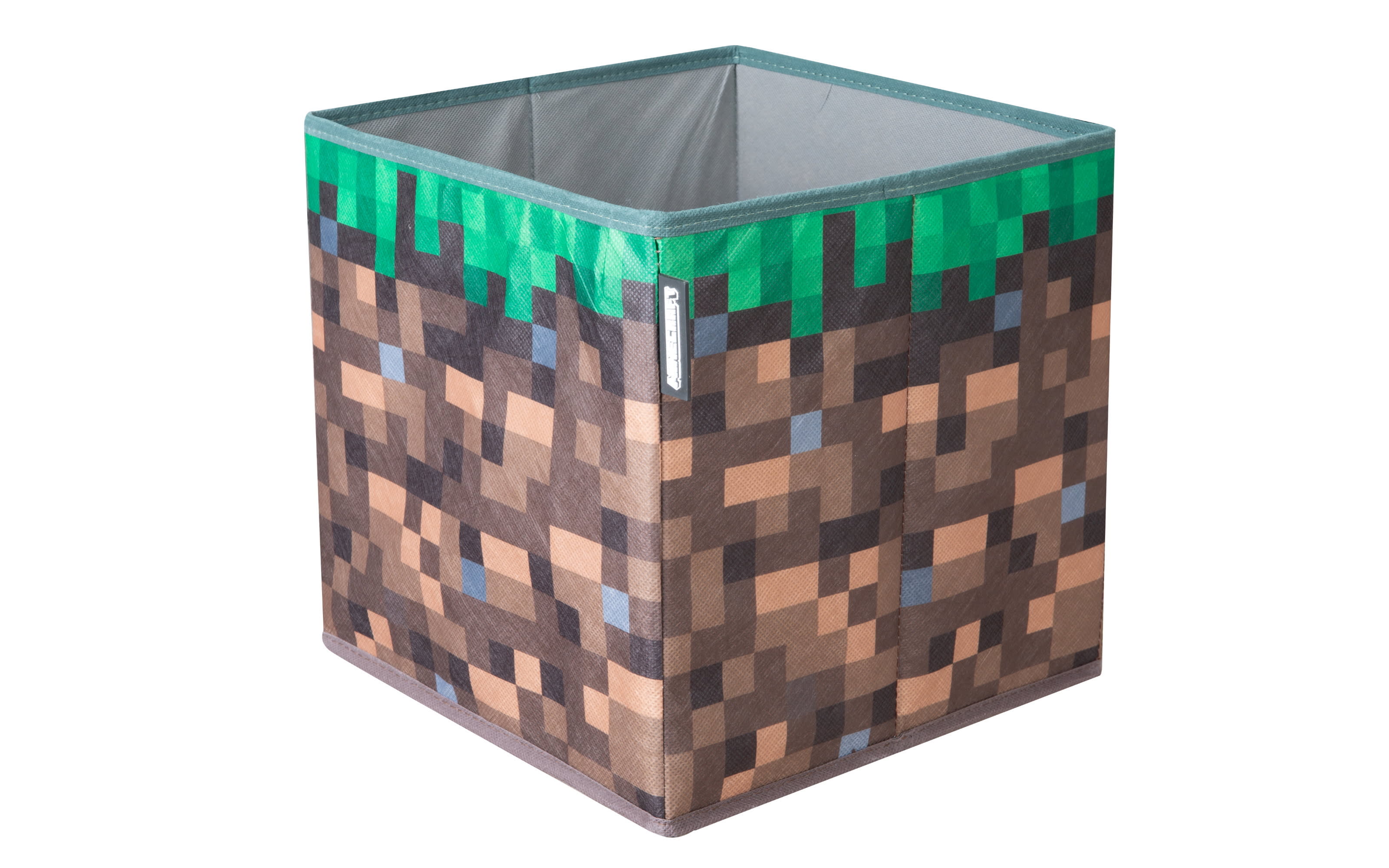 Minecraft Stoffboxen 2er-Set Grasblock und TNT, braun/rot