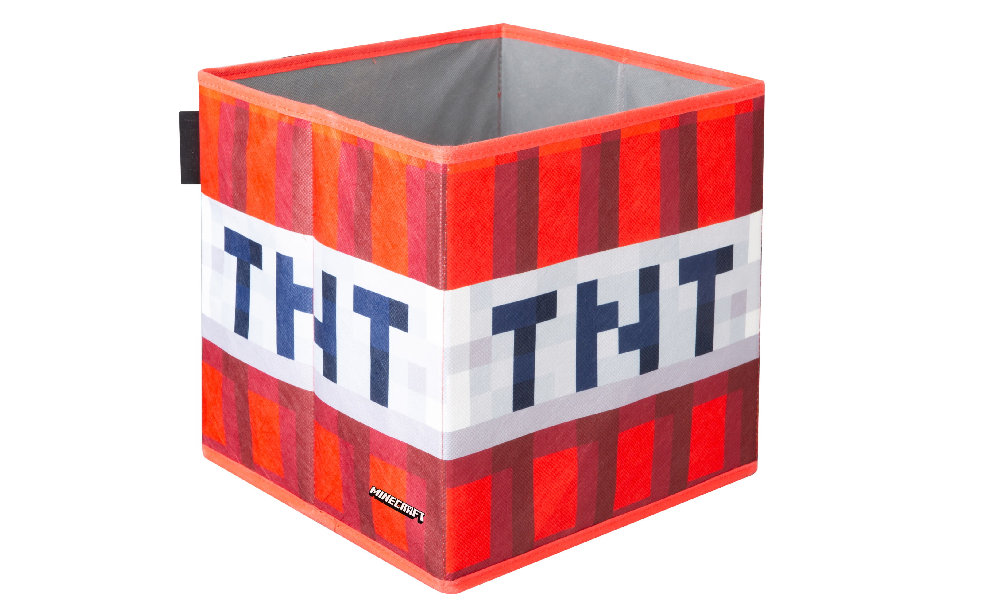 Minecraft Stoffboxen 2er-Set Grasblock und TNT, braun/rot