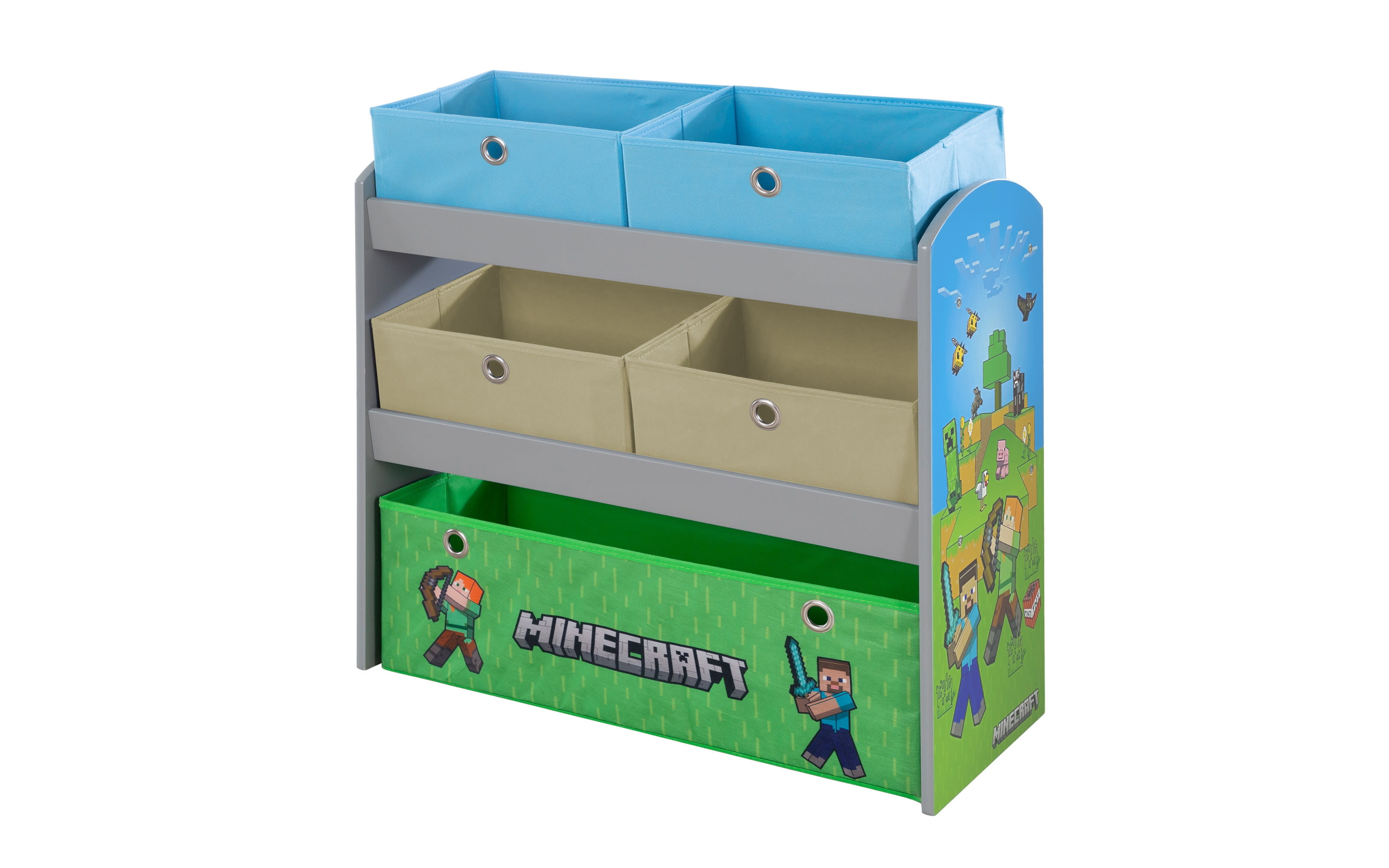 Minecraft Spielregal, bunt