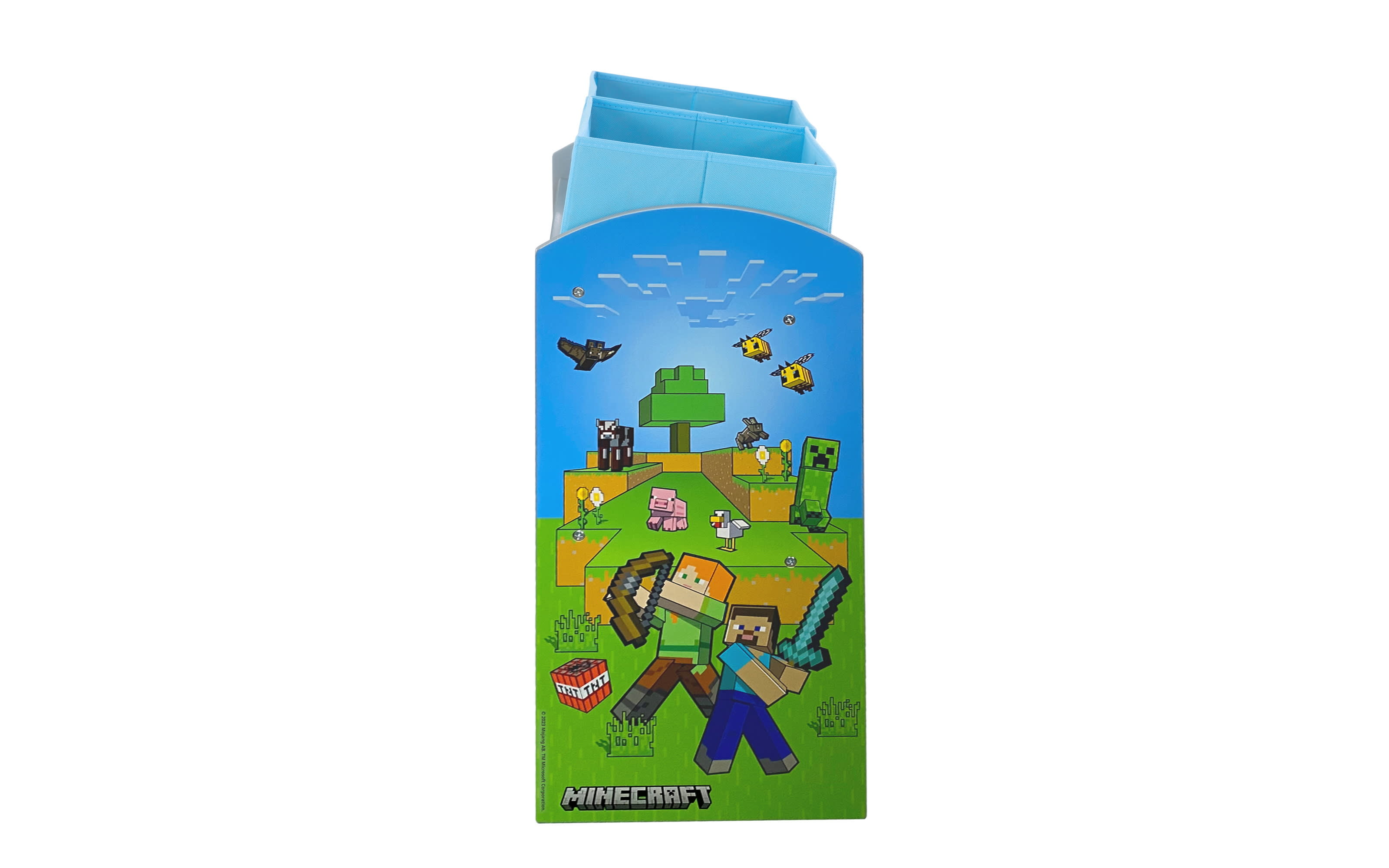 Minecraft Spielregal, bunt