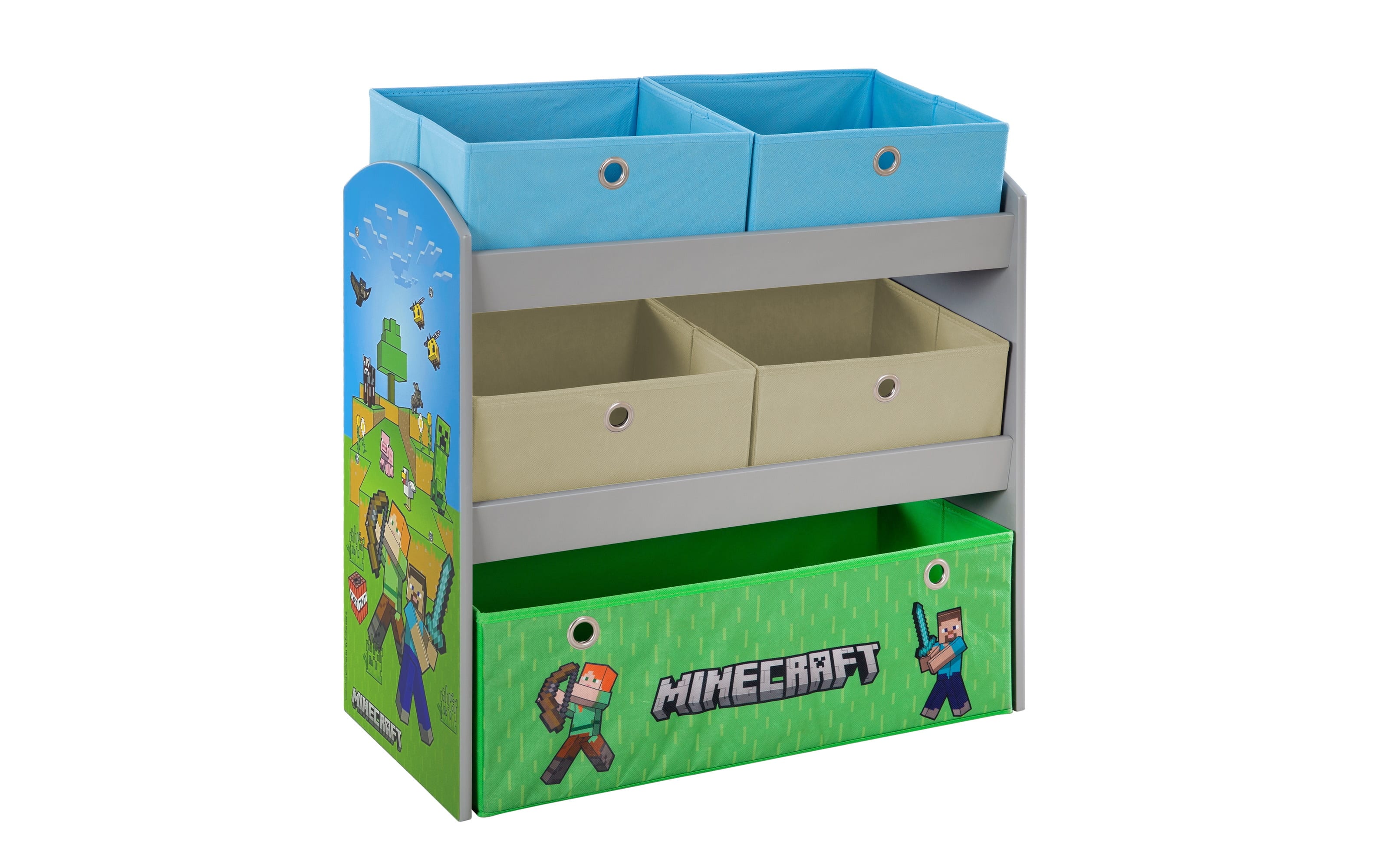 Minecraft Spielregal, bunt