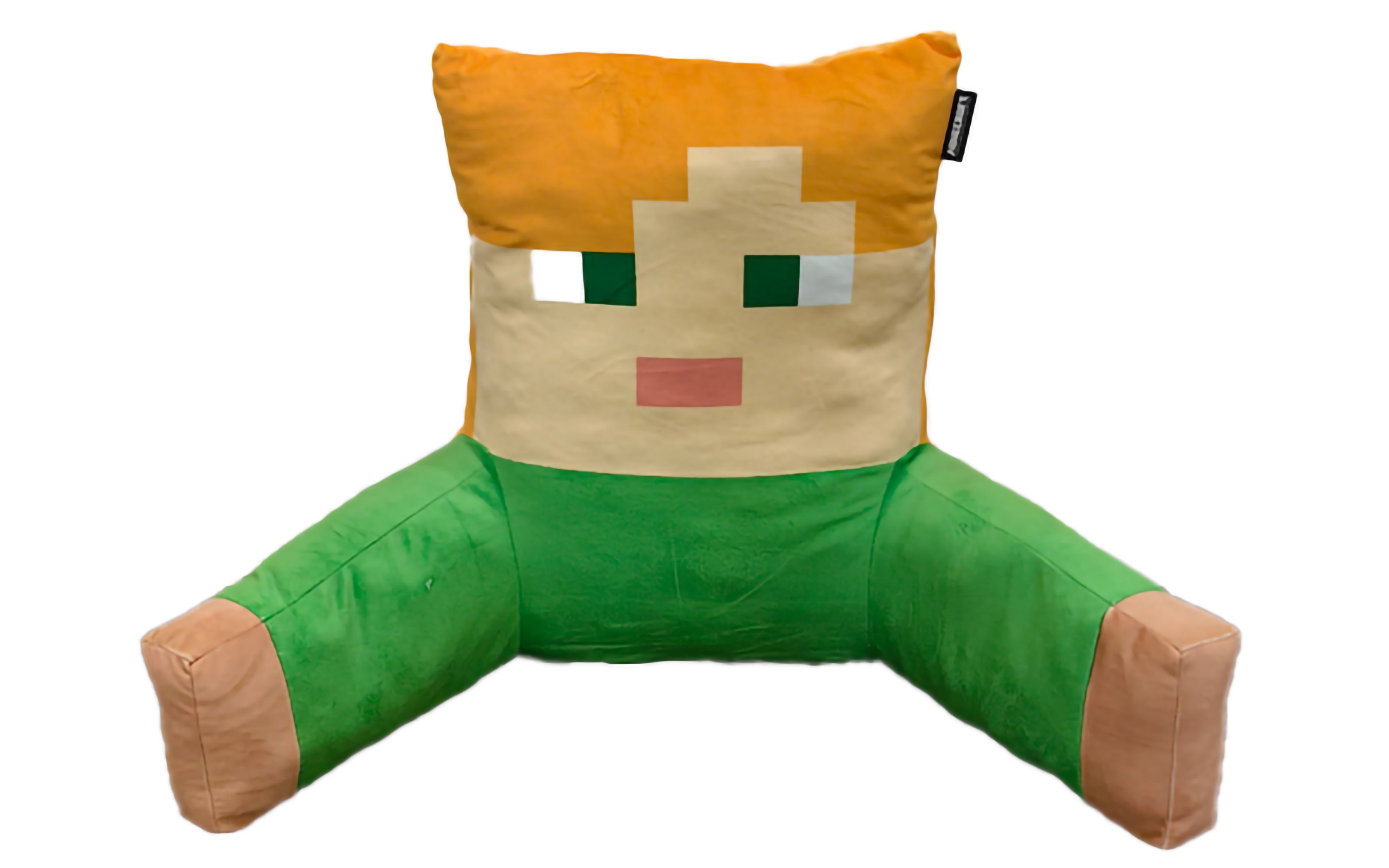 Minecraft Lesekissen Alex, grün/beige