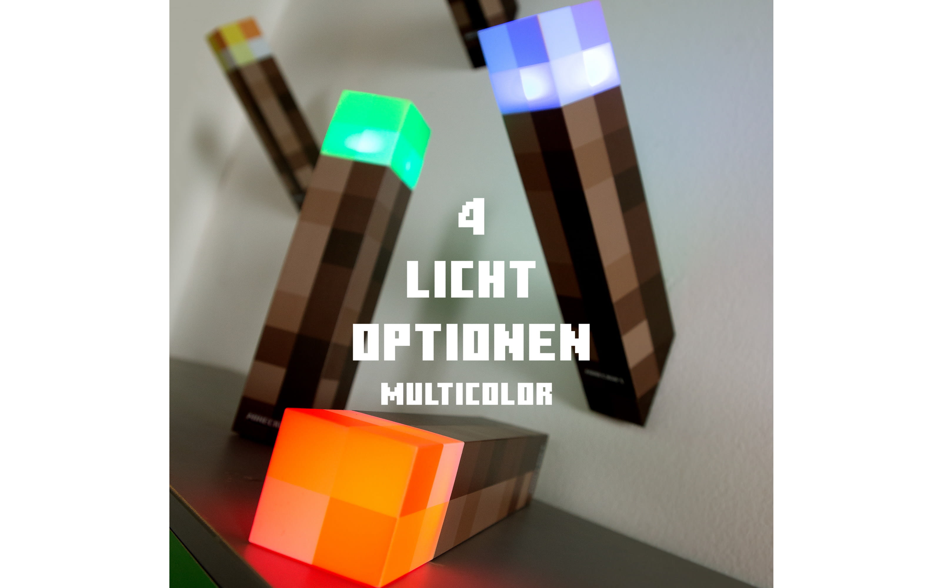 Minecraft LED-Fackel, mehrfarbig