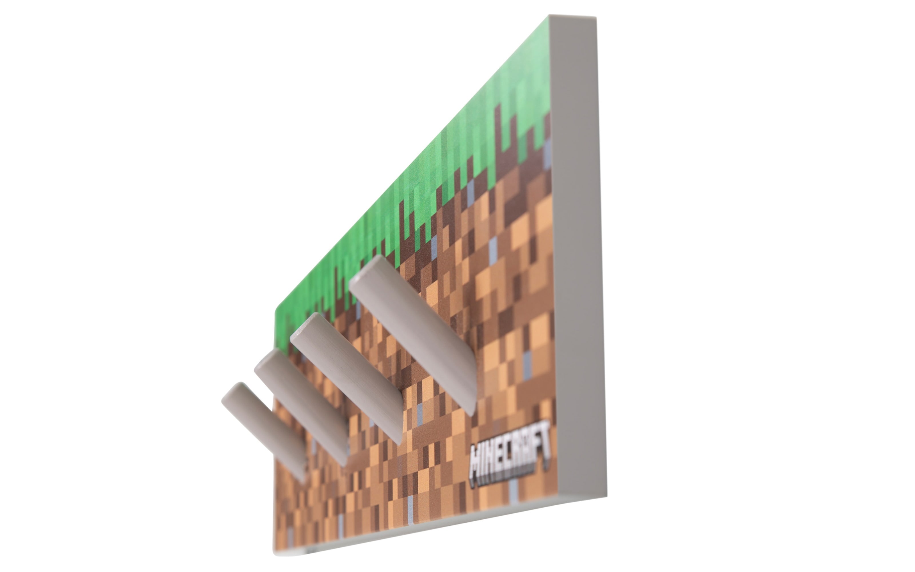 Minecraft Garderobenpaneel, braun/grün