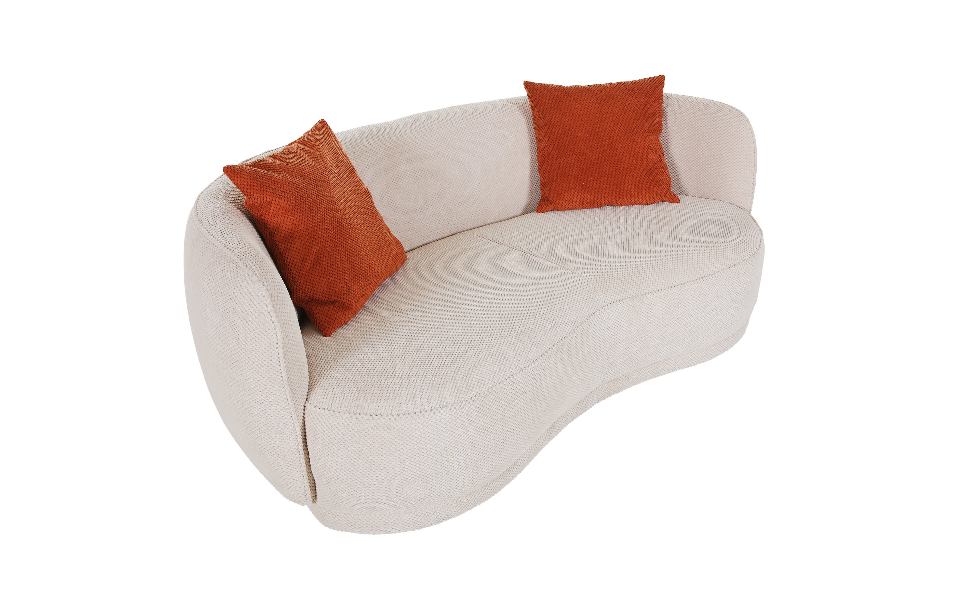 Sofa Brooki, weiß