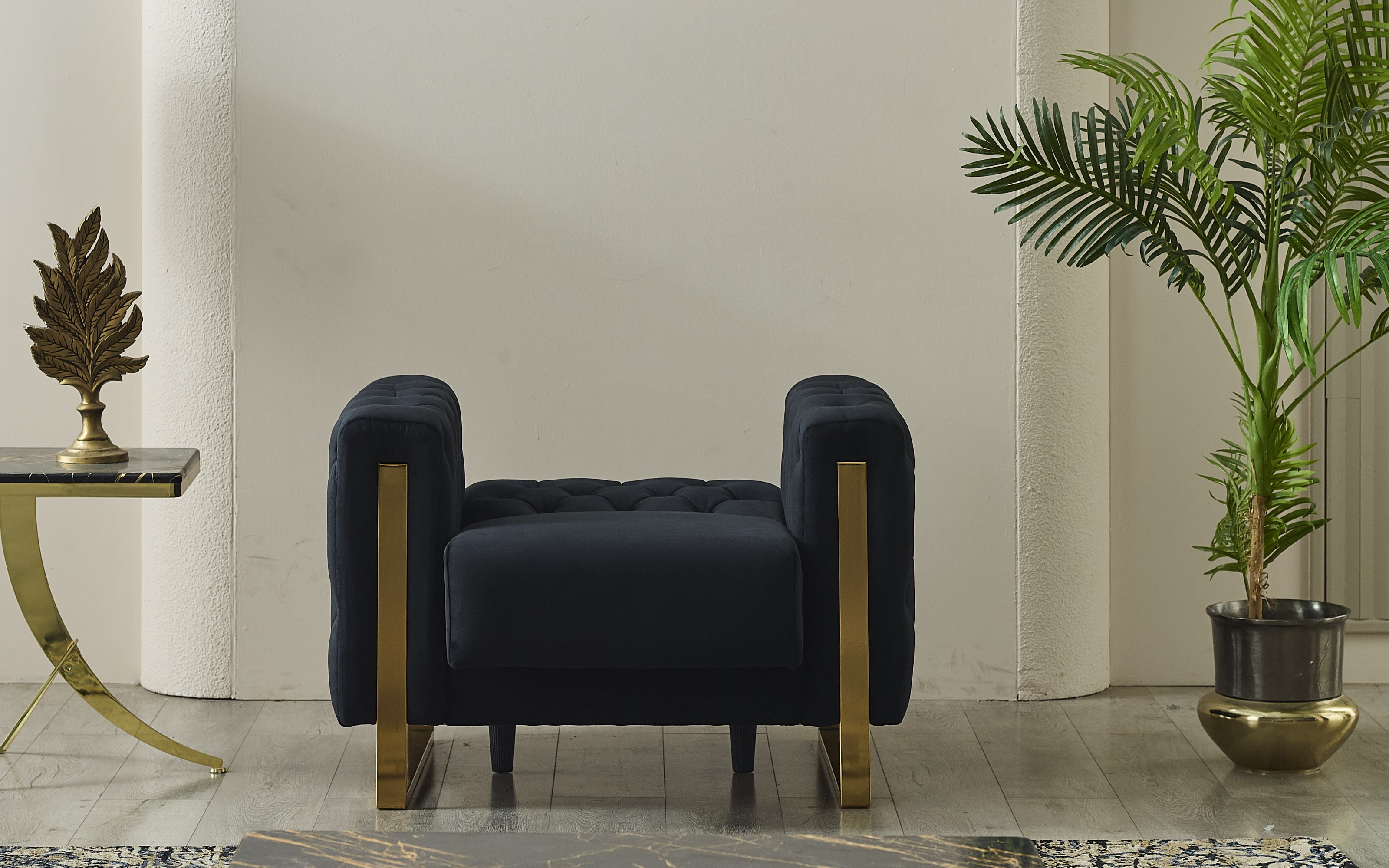 Sessel Crystal, schwarz, inkl. Kippfunktion