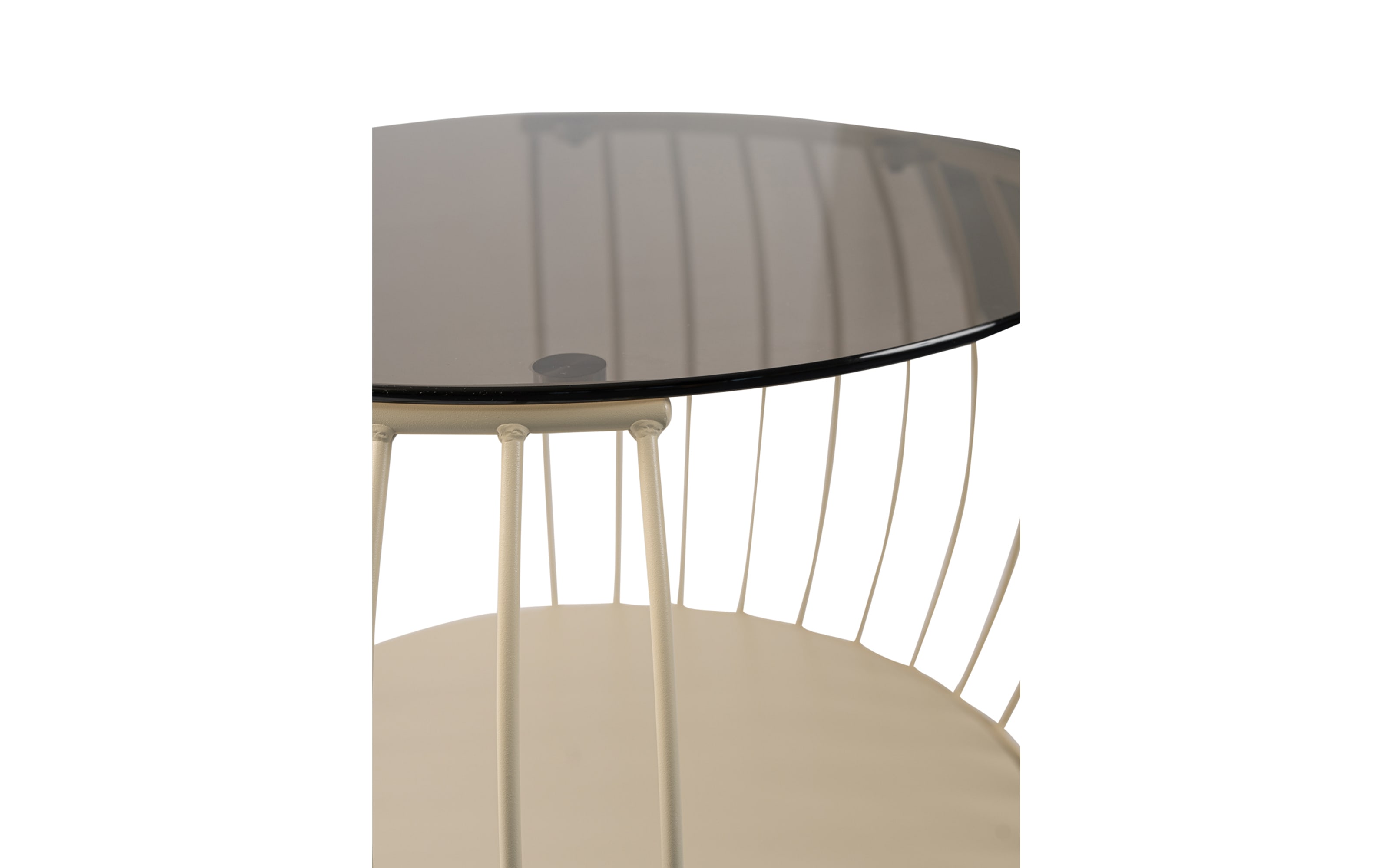 Couchtisch Vietnam 1, creme/bronze