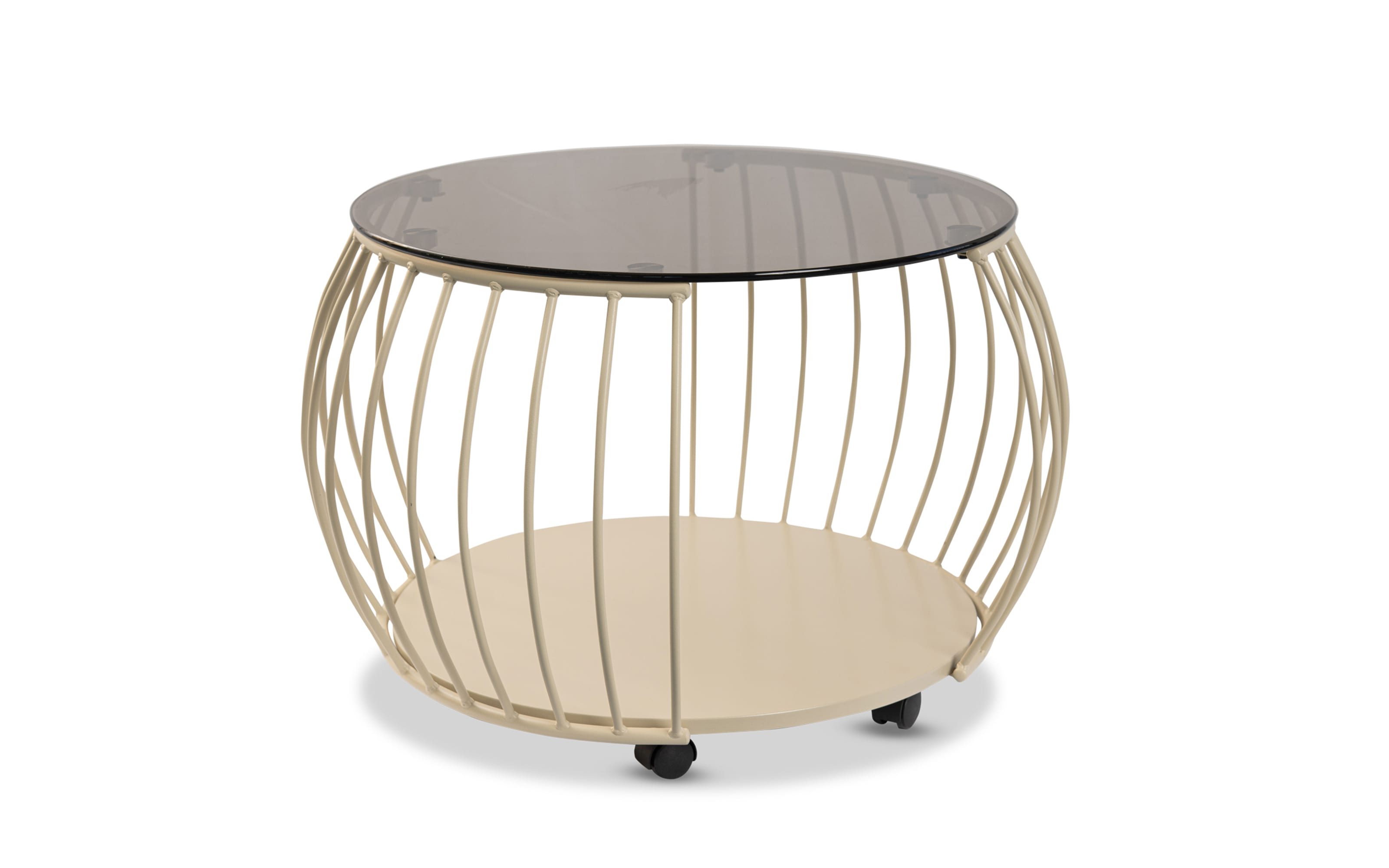 Couchtisch Vietnam 1, creme/bronze