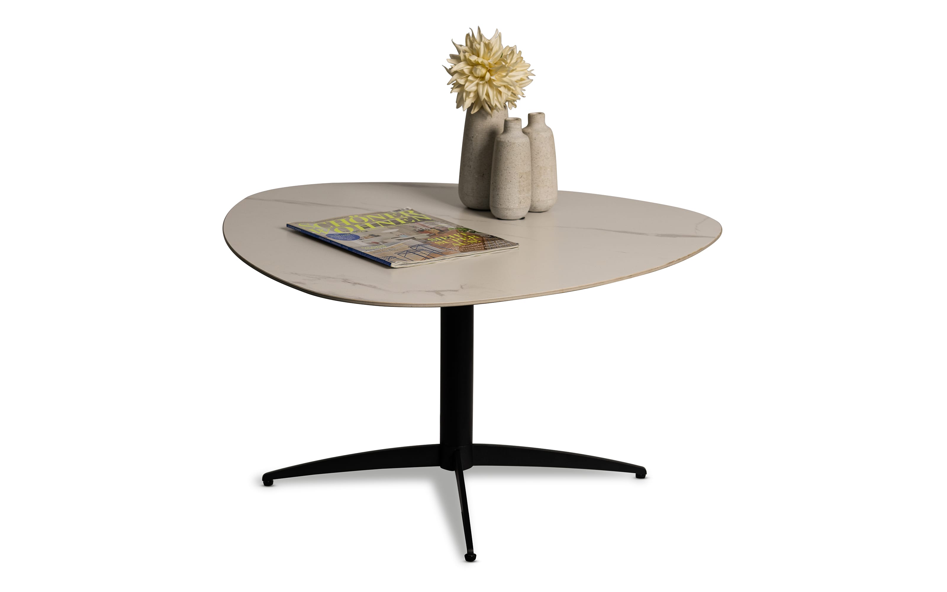 Couchtisch Tokio 1, weiß/schwarz