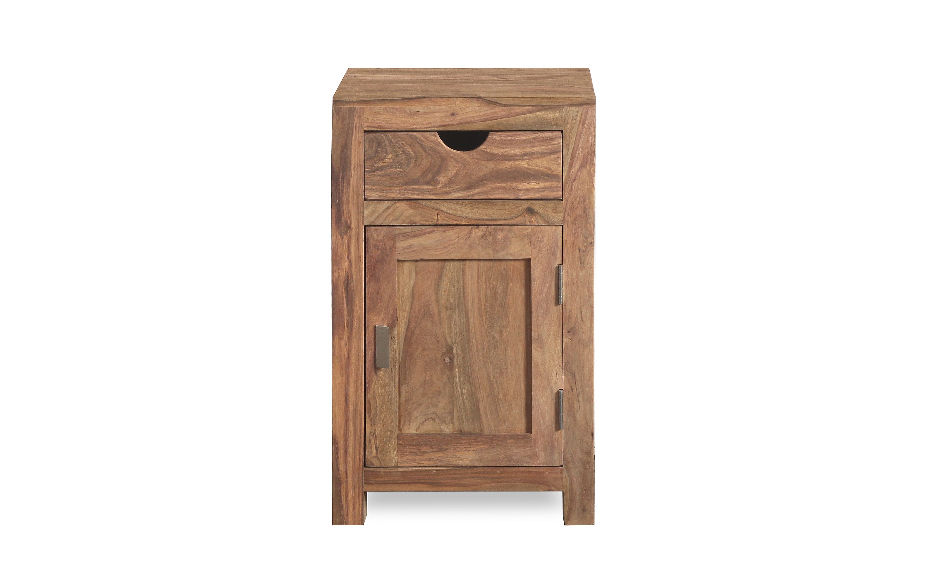 Unterschrank Yoga, massives Shishamholz 