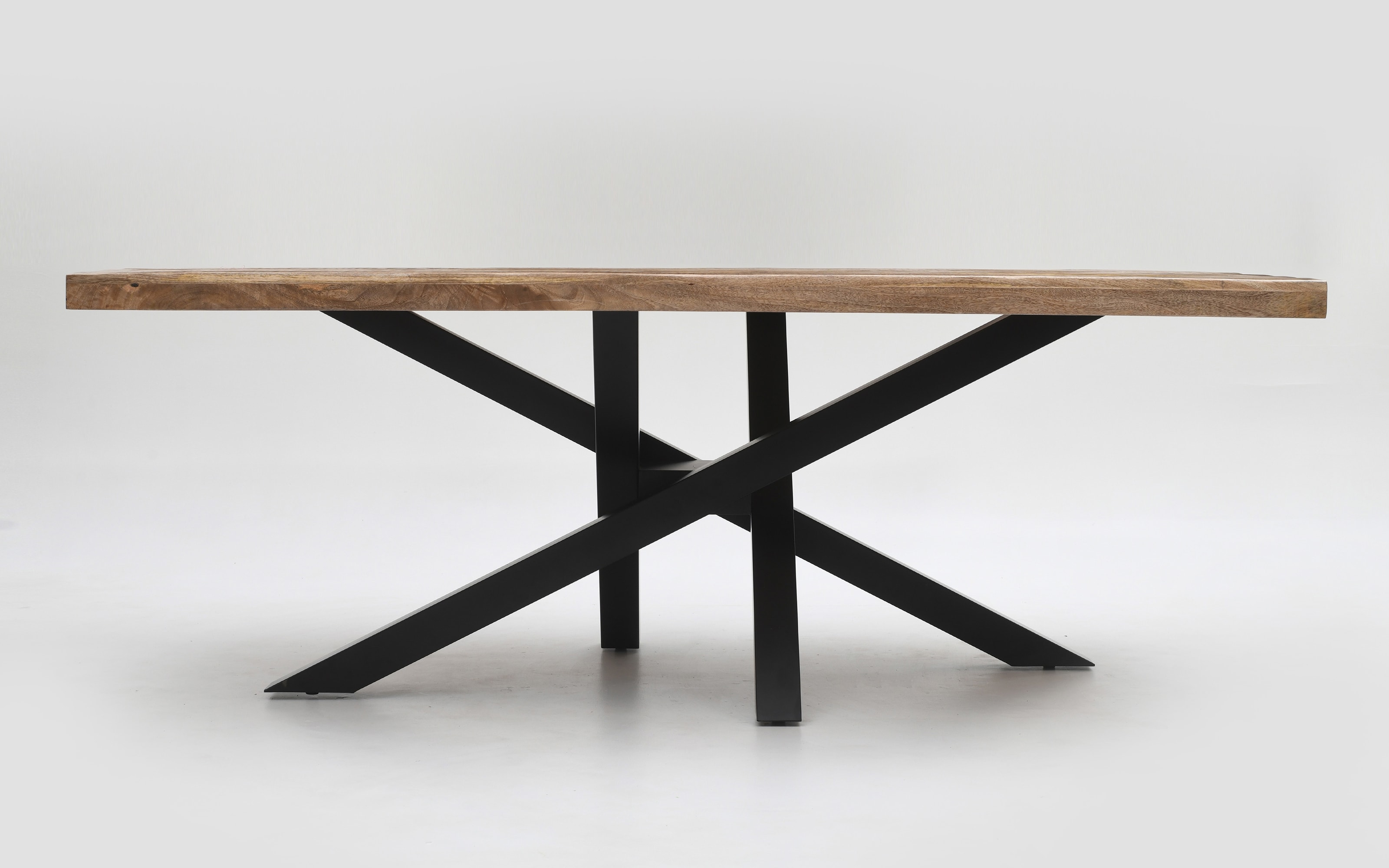 Esstisch Mesa verde, Mangoholz/schwarz