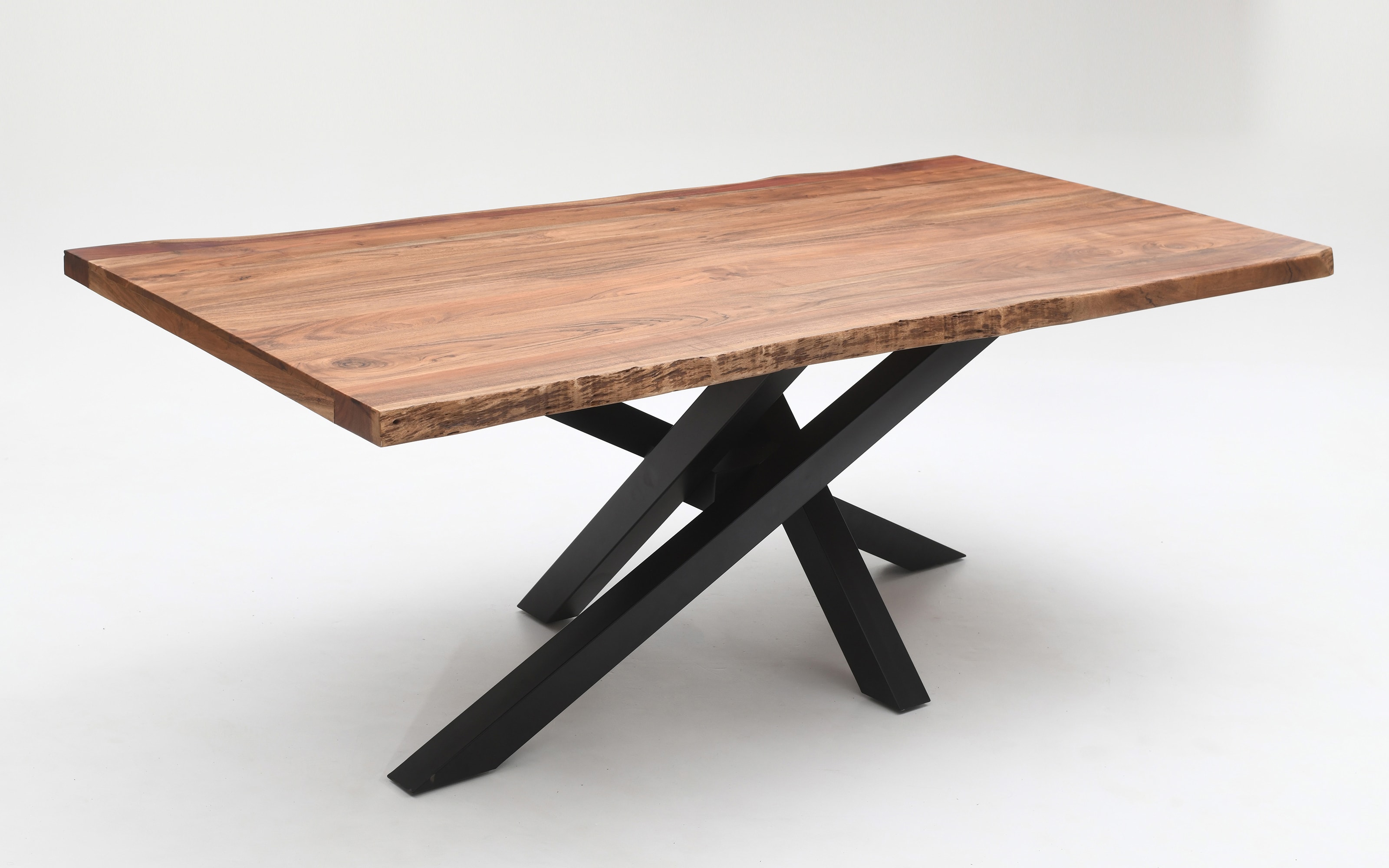 Esstisch Mesa verde, Akazie/schwarz