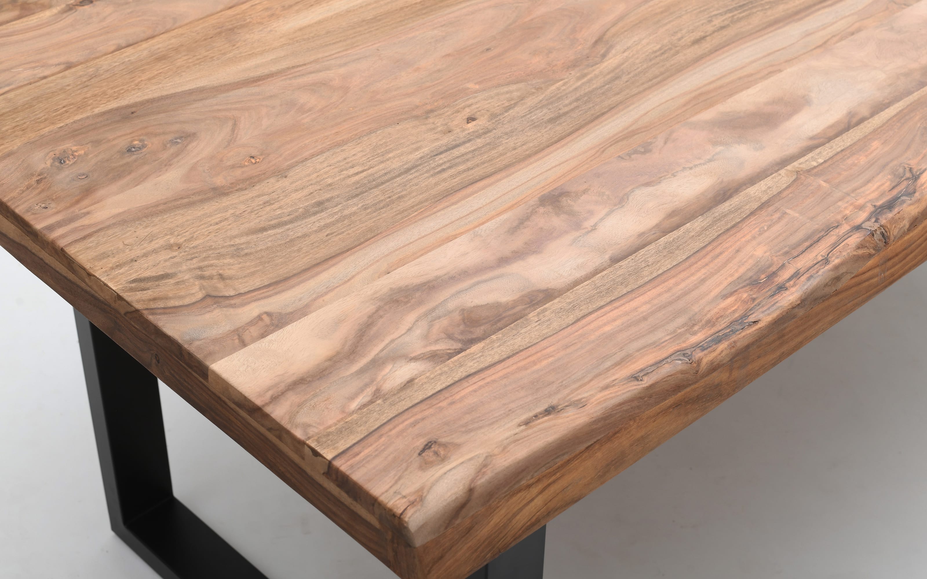 Esstisch Mesa verde, Shisham/schwarz