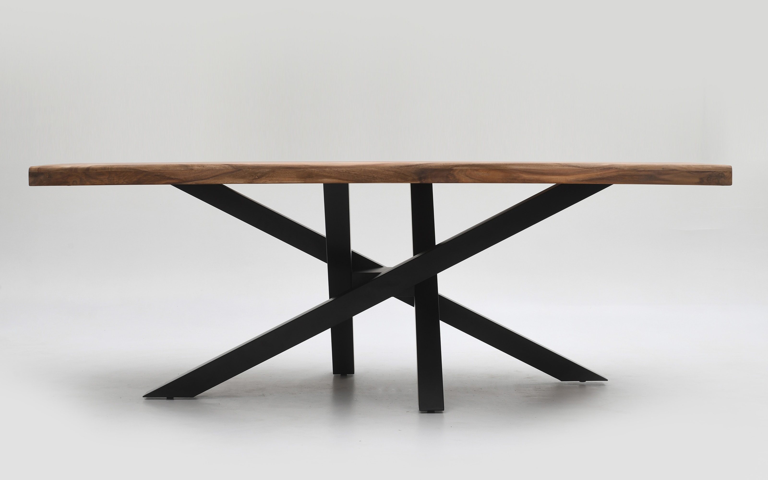 Esstisch Mesa verde, Shisham/schwarz