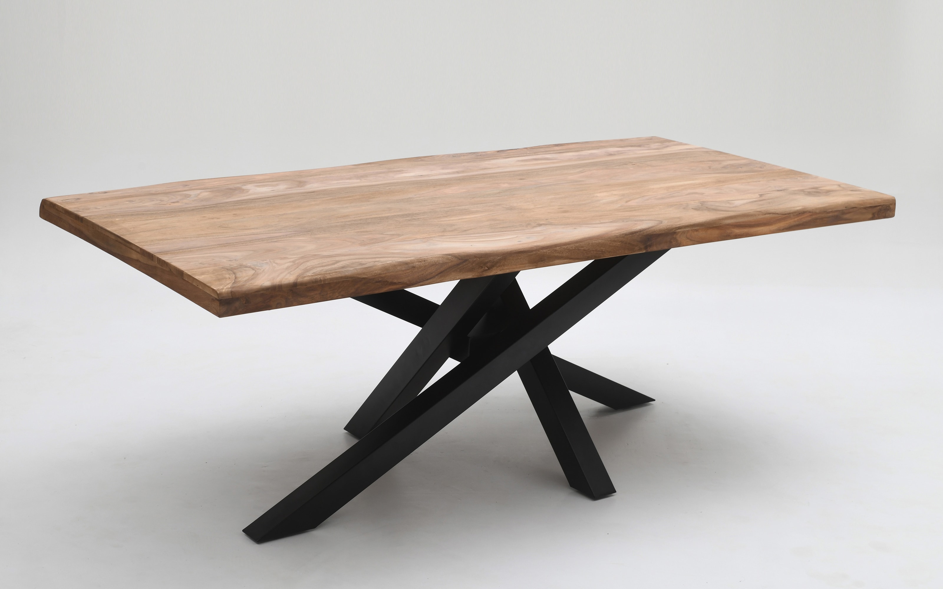 Esstisch Mesa verde, Shisham/schwarz