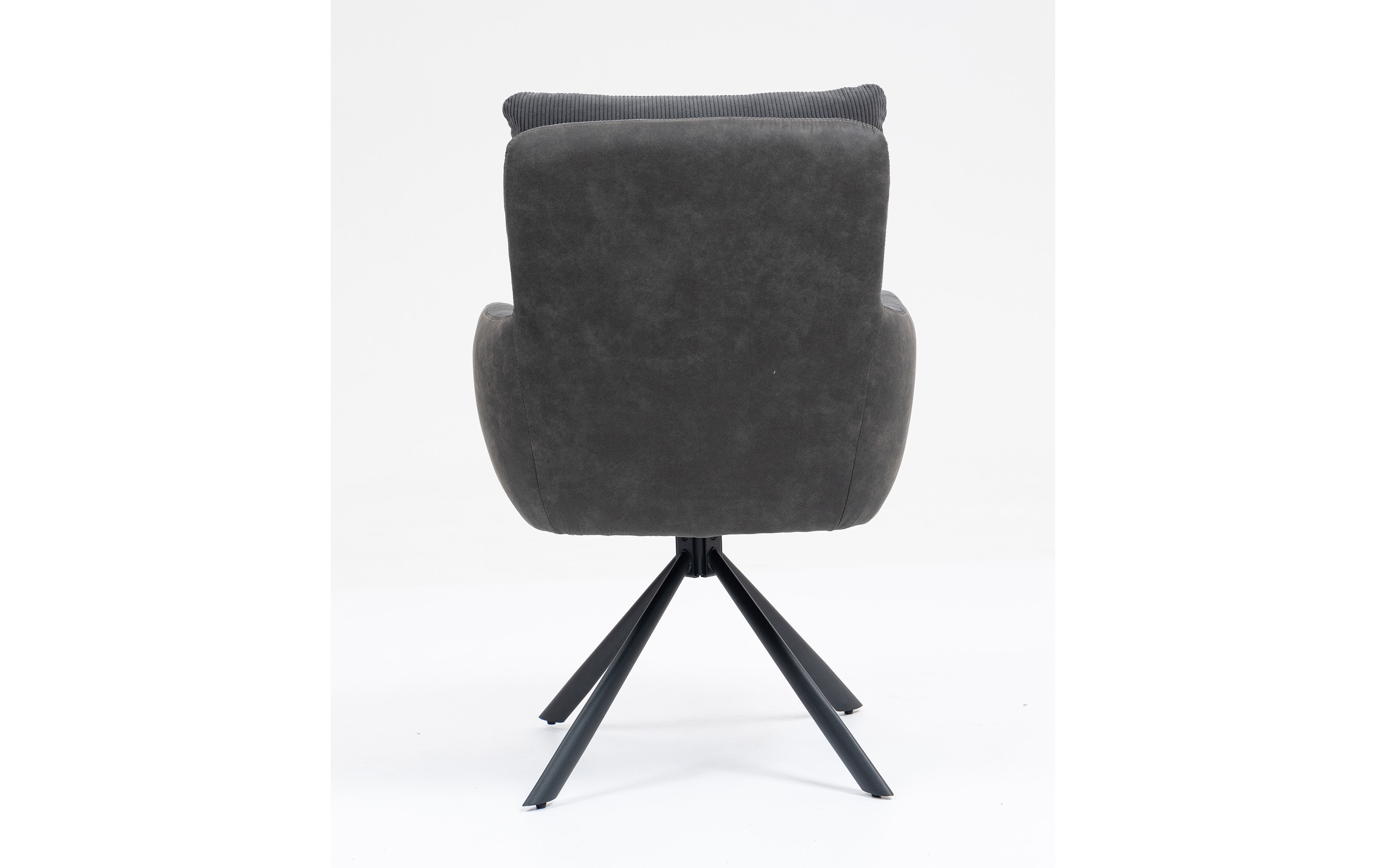 Drehstuhl Stefan, anthrazit, inkl. Rückholfunktion