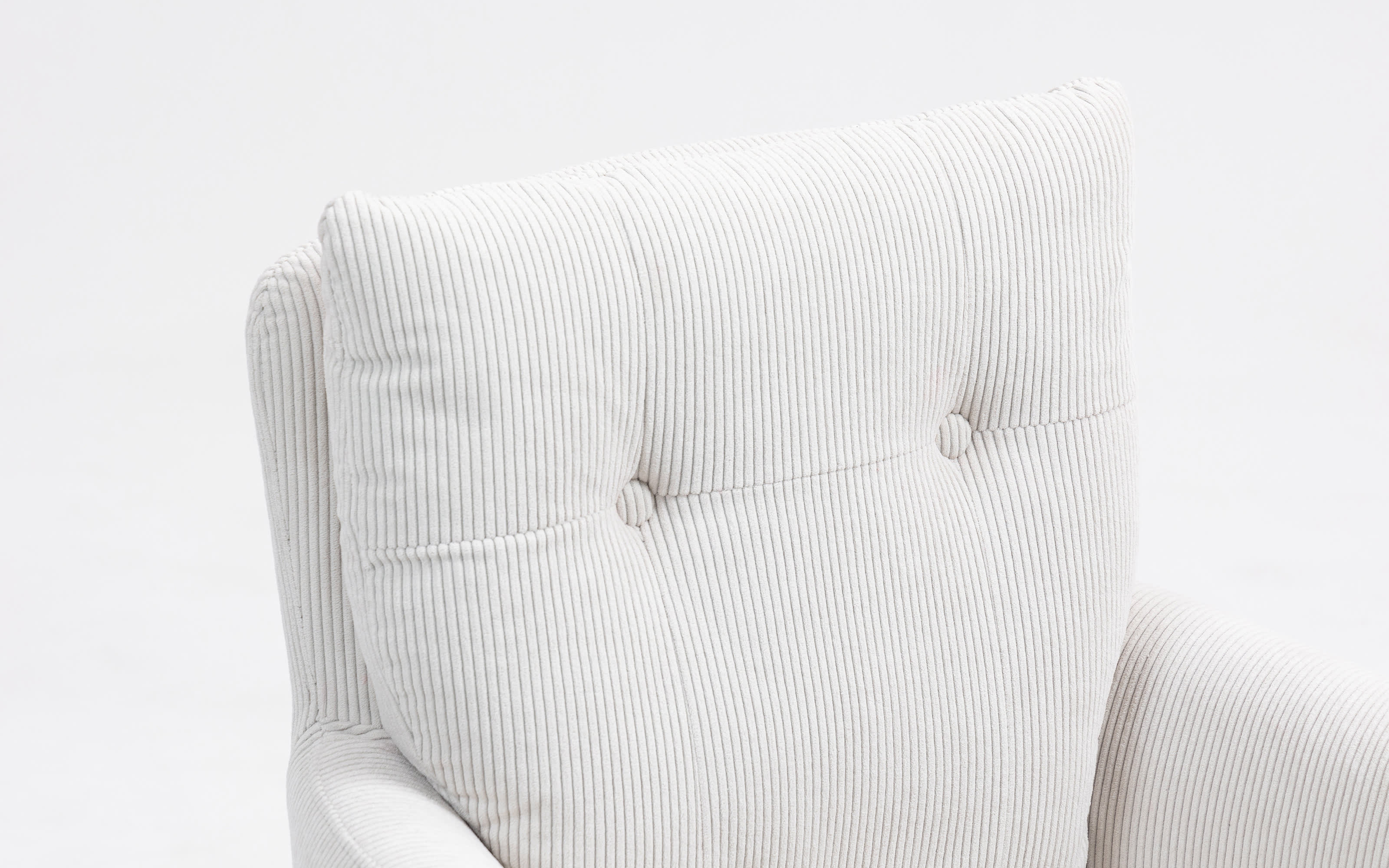 Drehstuhl Mark, creme, inkl. Rückholfunktion