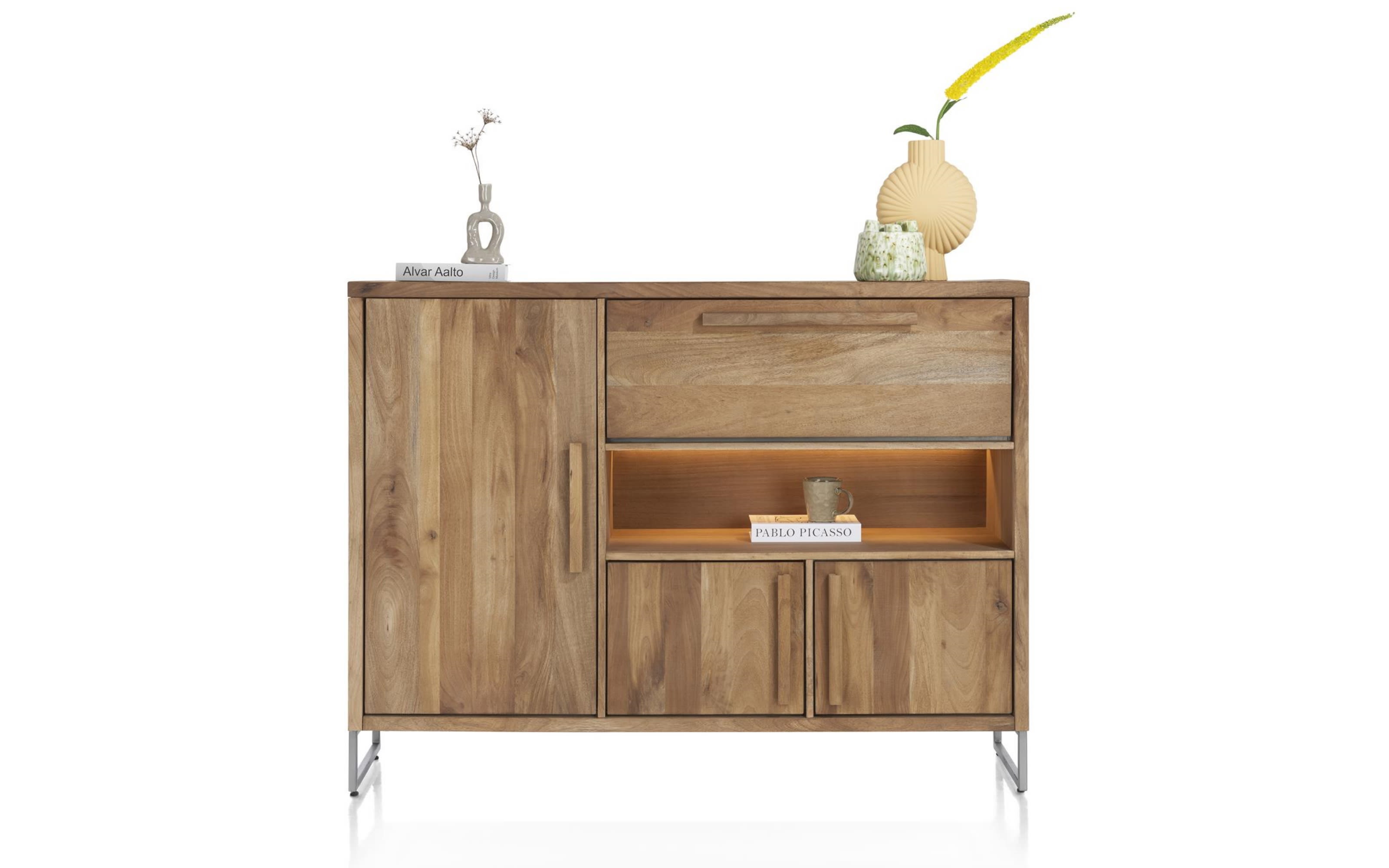 Highboard Everest, Mangoholz furniert