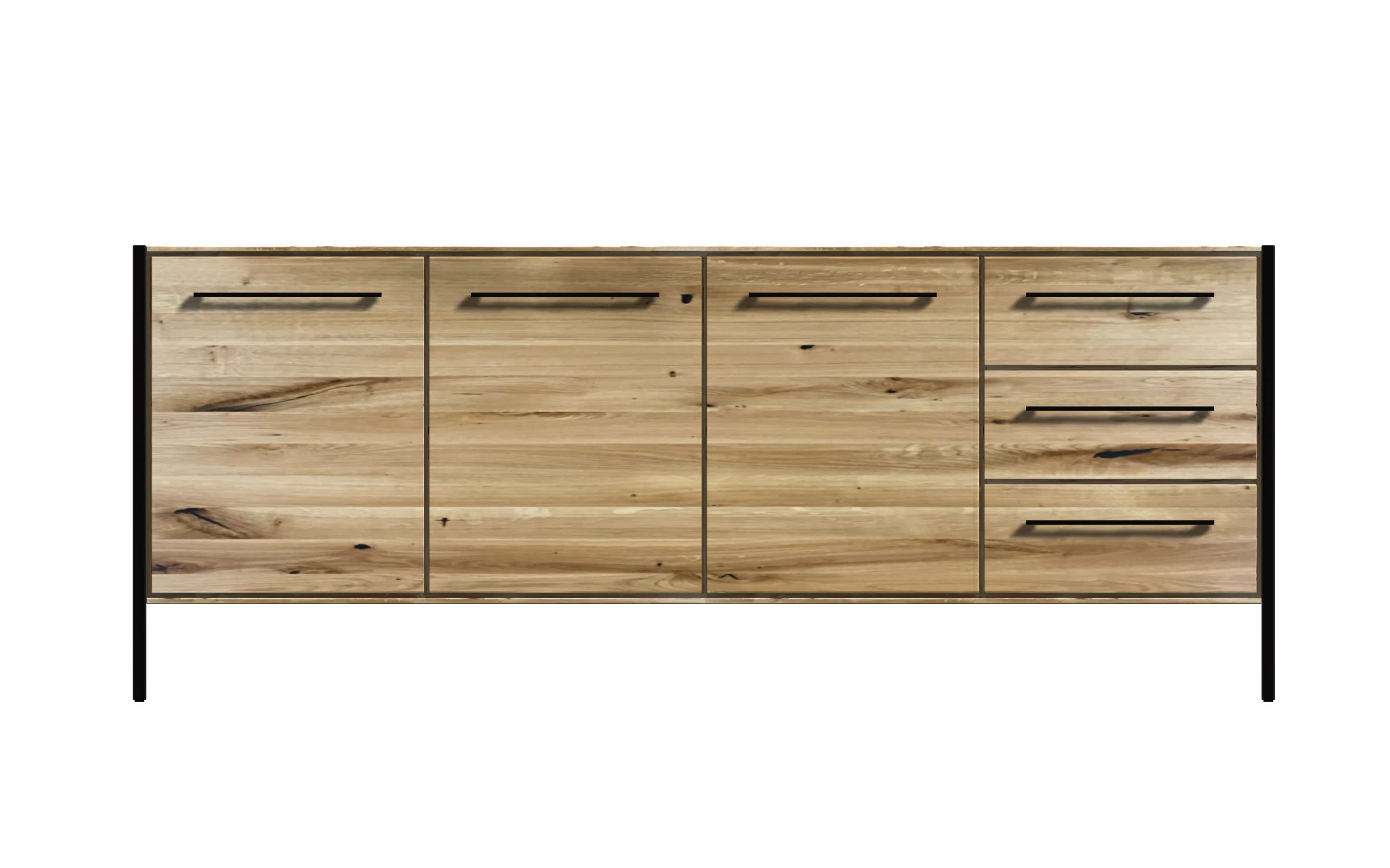 Sideboard Namur, Charakter-Eiche massiv