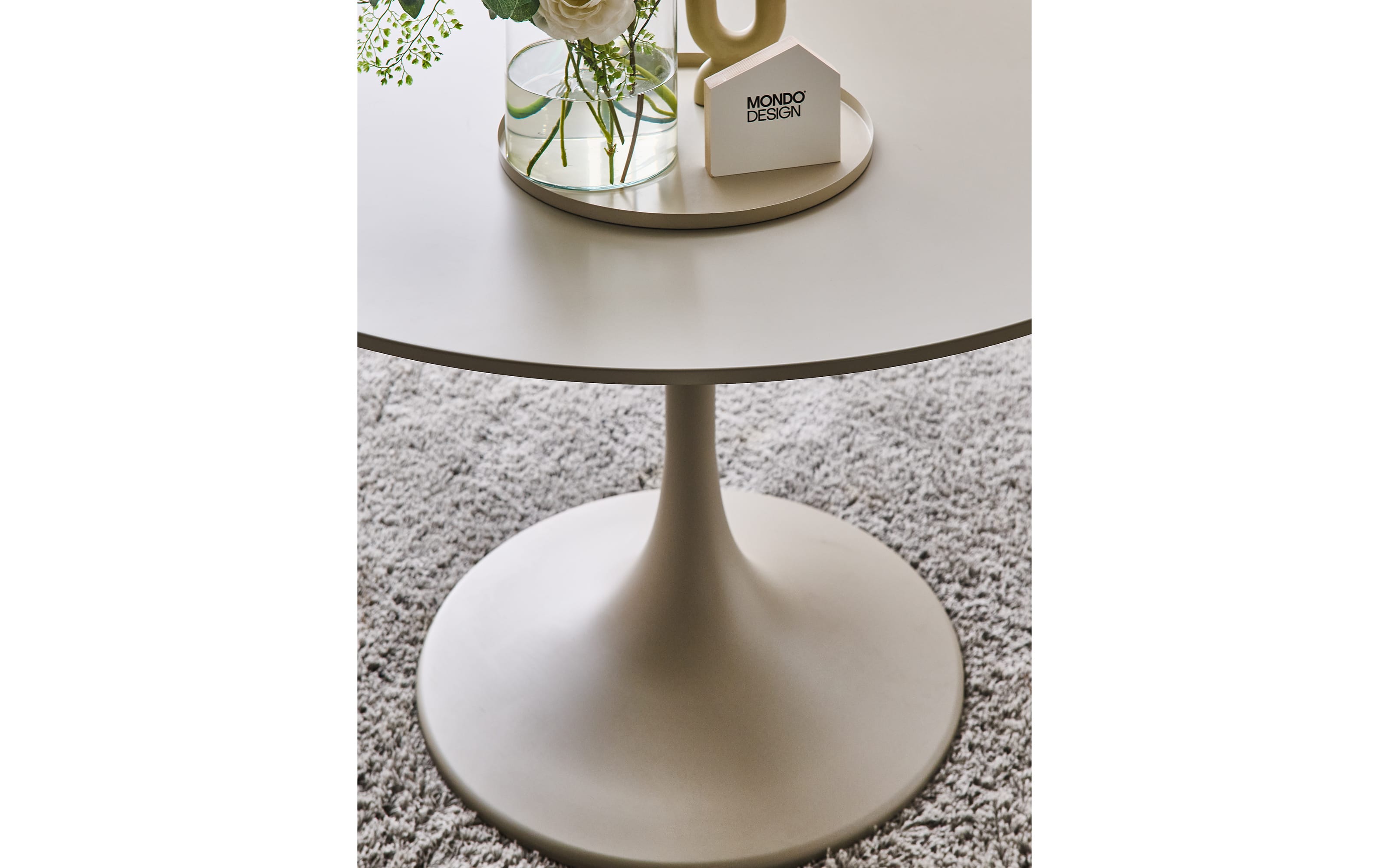 Design-Tisch Trivano, beige