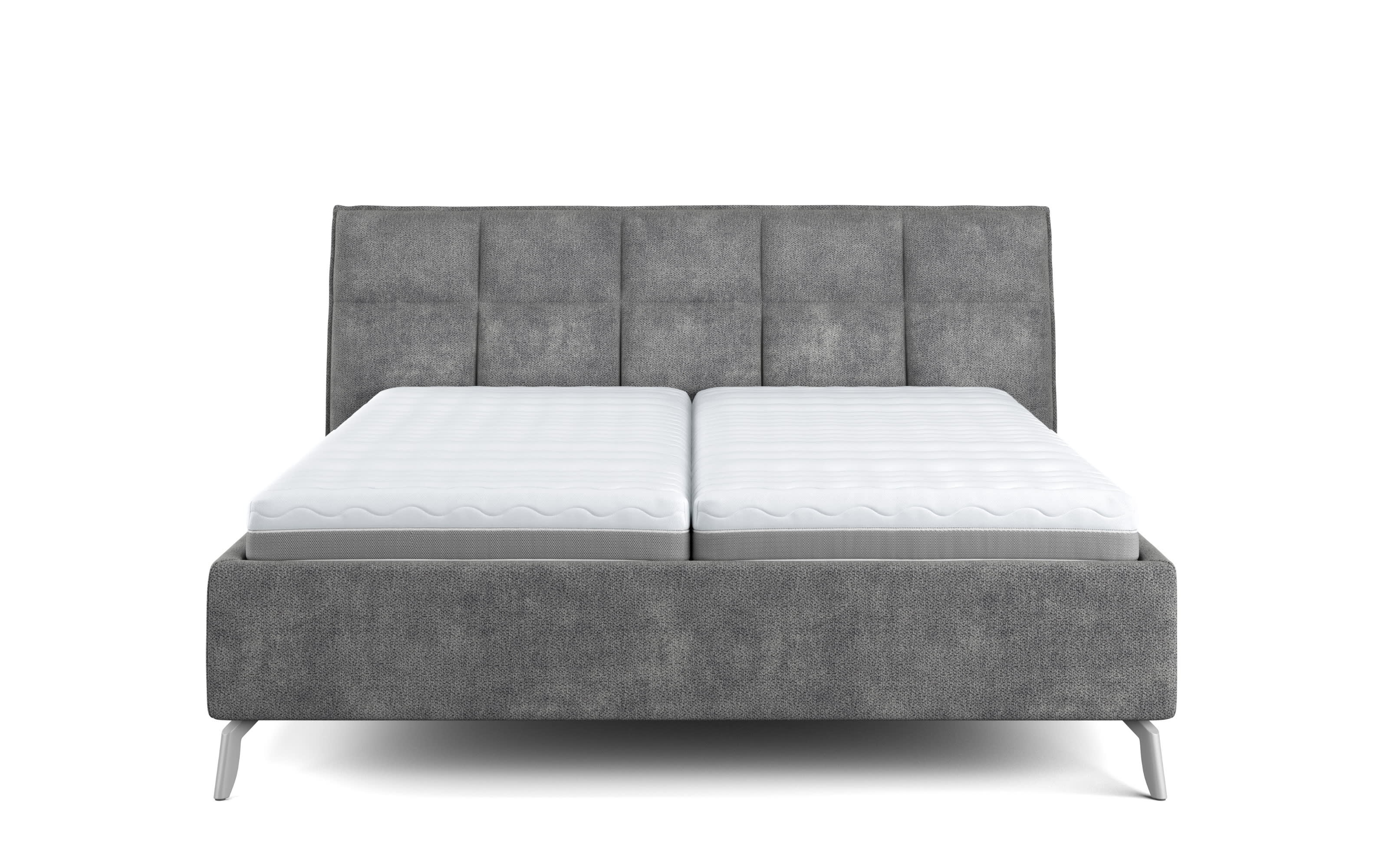 Polsterbett Nivora, steel
