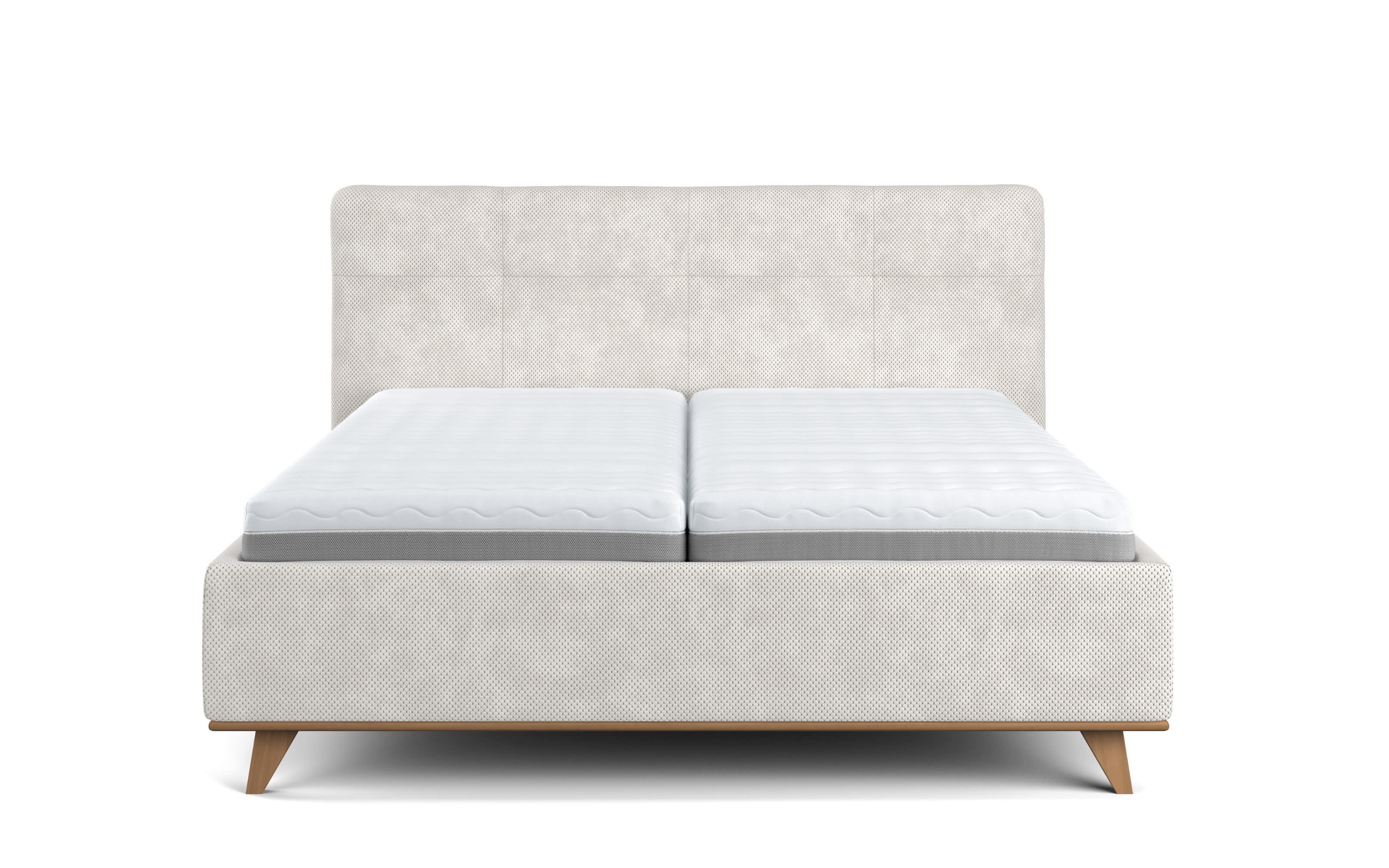 Polsterbett Toscana I, cream